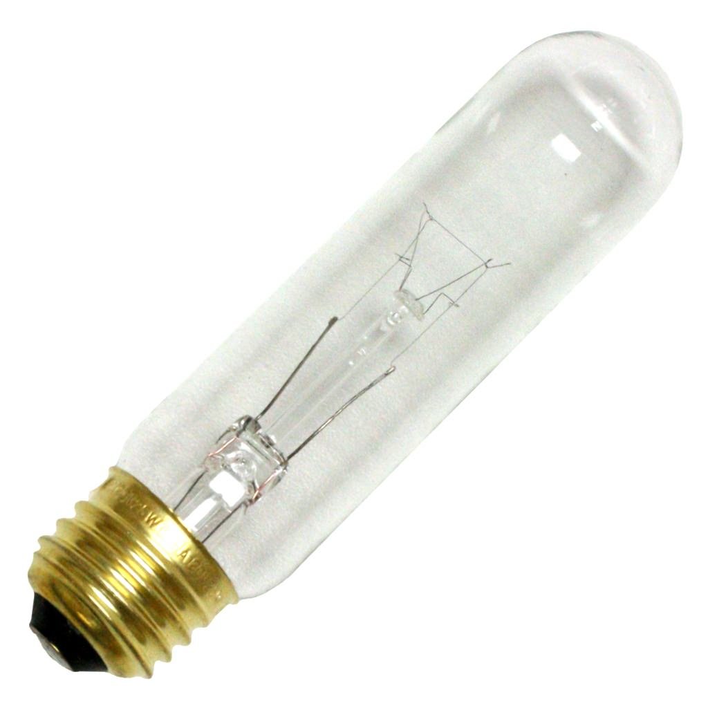 Westinghouse T10 Clear Incandescent Light Bulb, 25 Watt, 120 Volt, 1000 Hour, 180 Lumen, 1 Pack