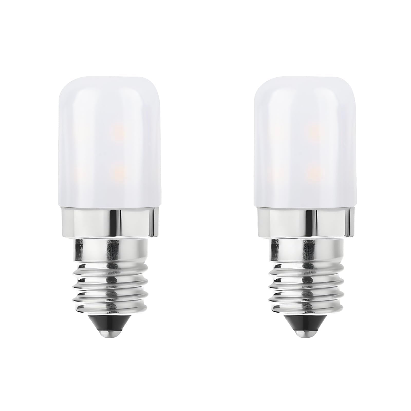 Makergroup E12 Dryer LED Light Bulb 2W Warm White 2700K-3000K 2-Pack Candelabra Base