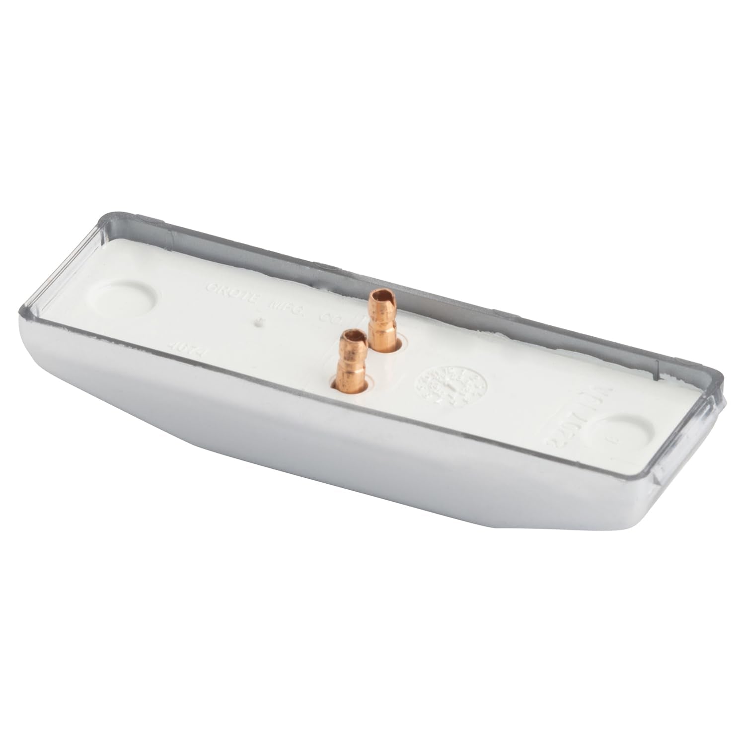 Grote Rectangular License Light, Model 60291, Clear, Standard Size