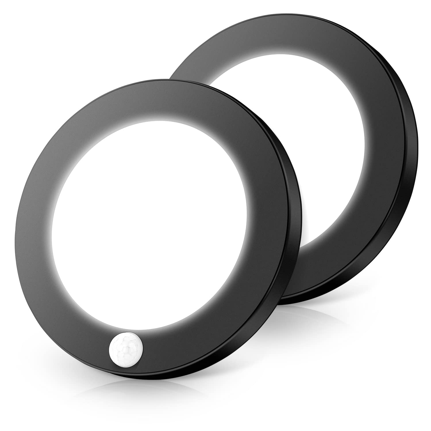 2-Pack Motion Sensor LED Ceiling Lights, 15W-100W Equivalent, 1200LM 3 Colors in 1(3000K/4000K/5000K), 7.5inch Black Flush Mount