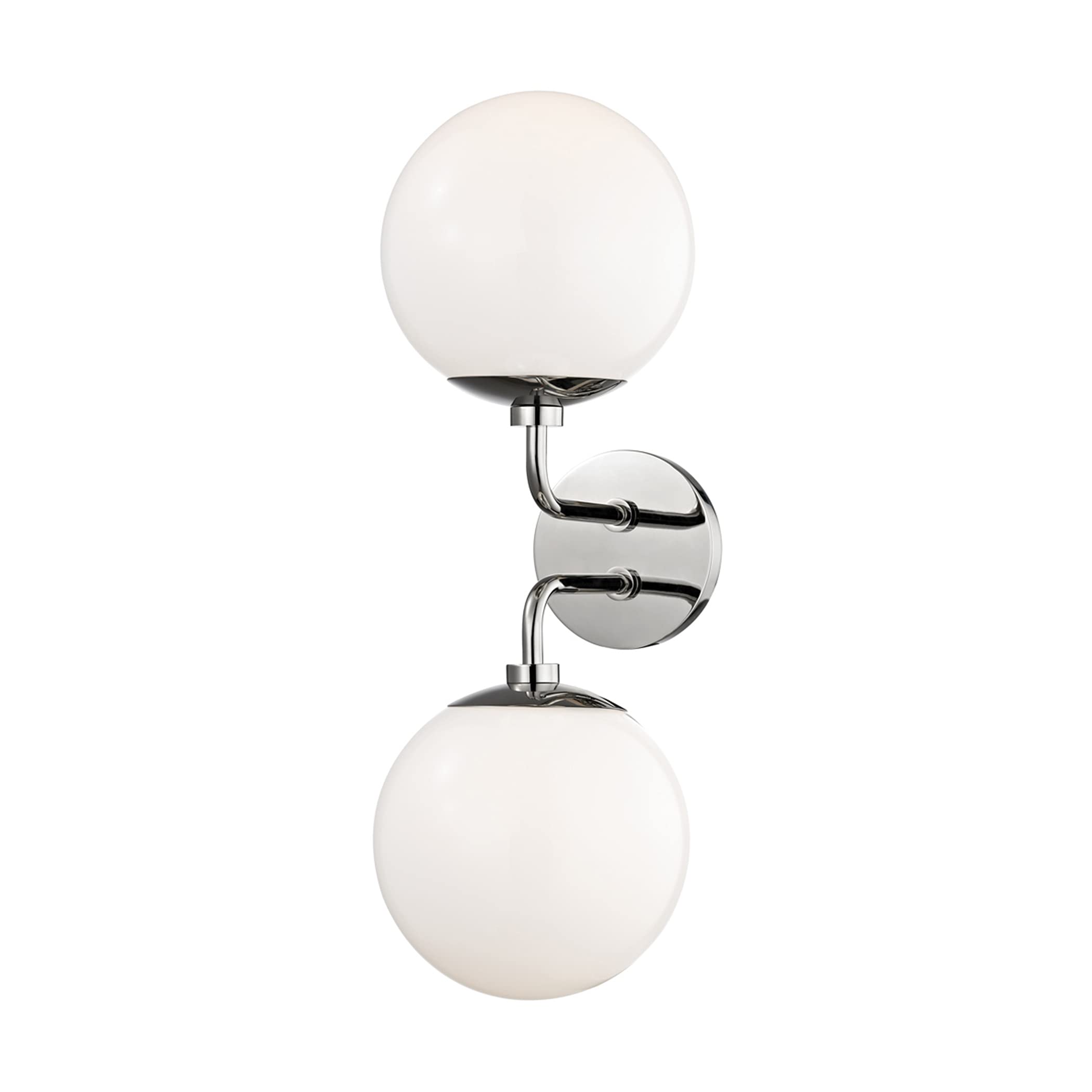 Mitzi H105102-PN Stella - 2 Light Wall Sconce 20 inches Tall and 7 inches Wide - Polished Nickel
