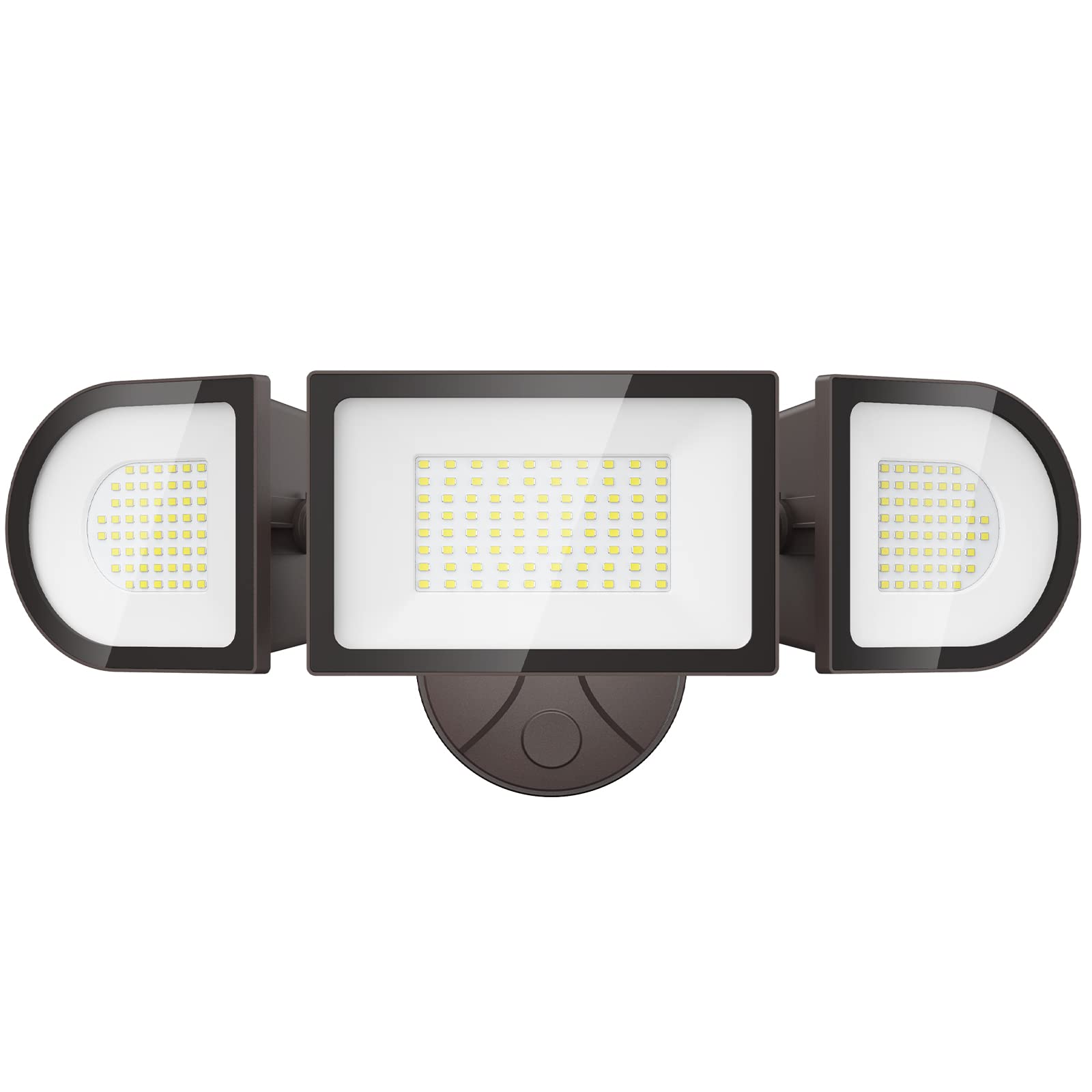 Onforu 100W LED Security Light  9000LM Outdoor Indoor Flood Light with 3 Adjustable Heads  IP65 Waterproof LED Exterior Floodlight  6500K White Wall Mount Security Light for Garden  Garage  Yard  Eave-New