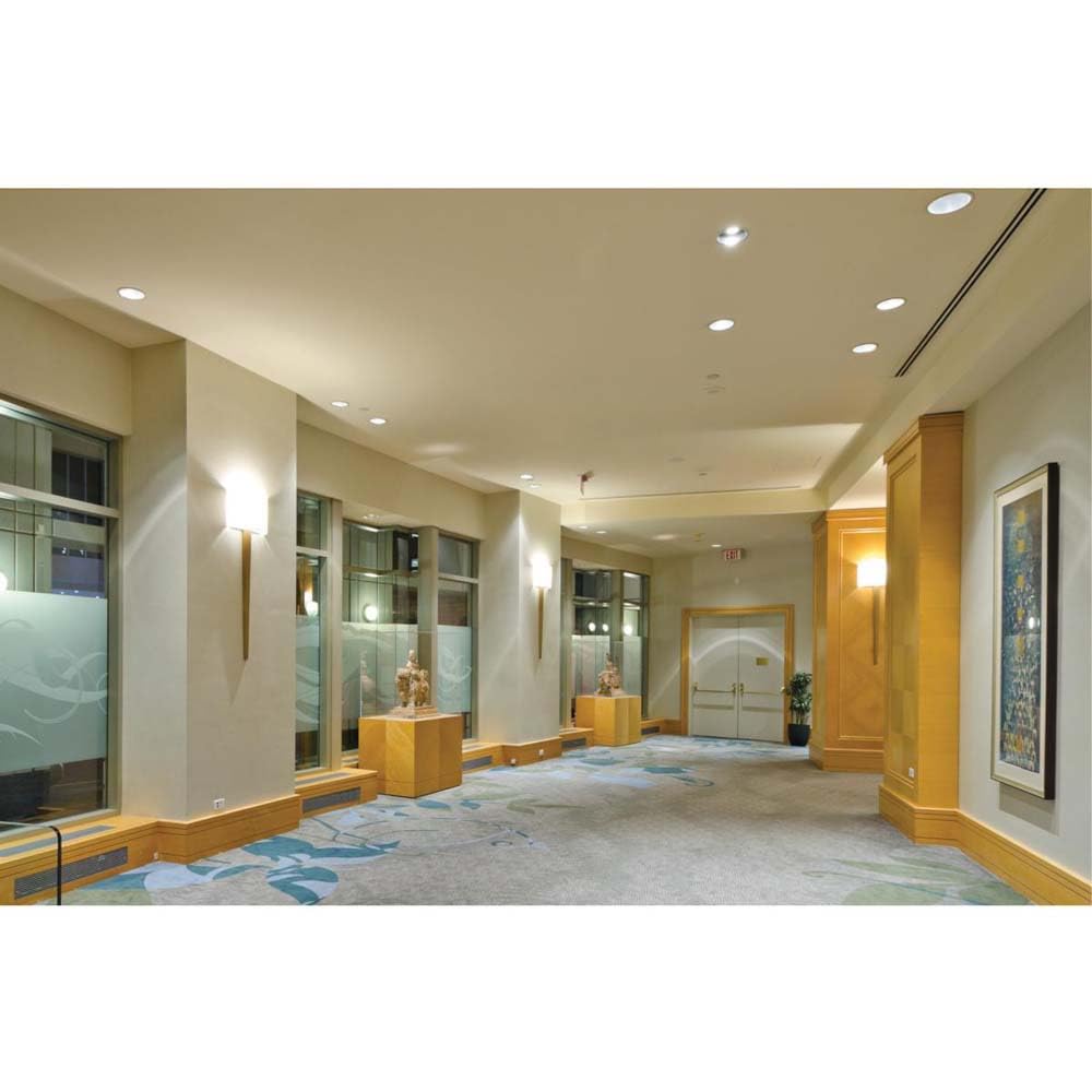 Satco Cct And Wattage Selectable Led Commercial Recessed Downlight, 8 Inches, Silver