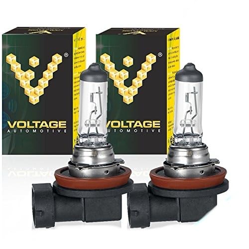 Voltage Automotive H8 12360 Fog Light Bulb Pair - Standard Replacement, Model 01-PK2