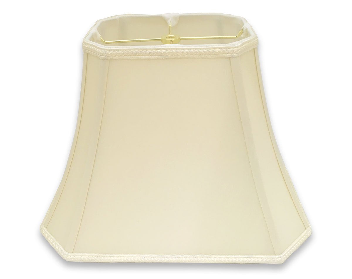 Royal Designs, Inc. Rectangle Cut Designer Bell Shade, Spider Fitter, Eggshell, 6.5 X 12 X 10, Dso-68-12Eg