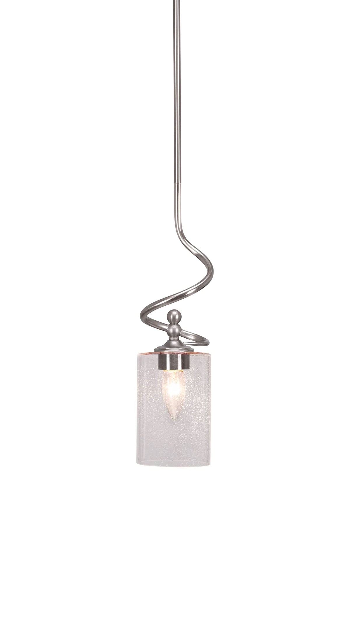 Capri 1 Light Mini Pendant in Brushed Nickel (901-BN-300)