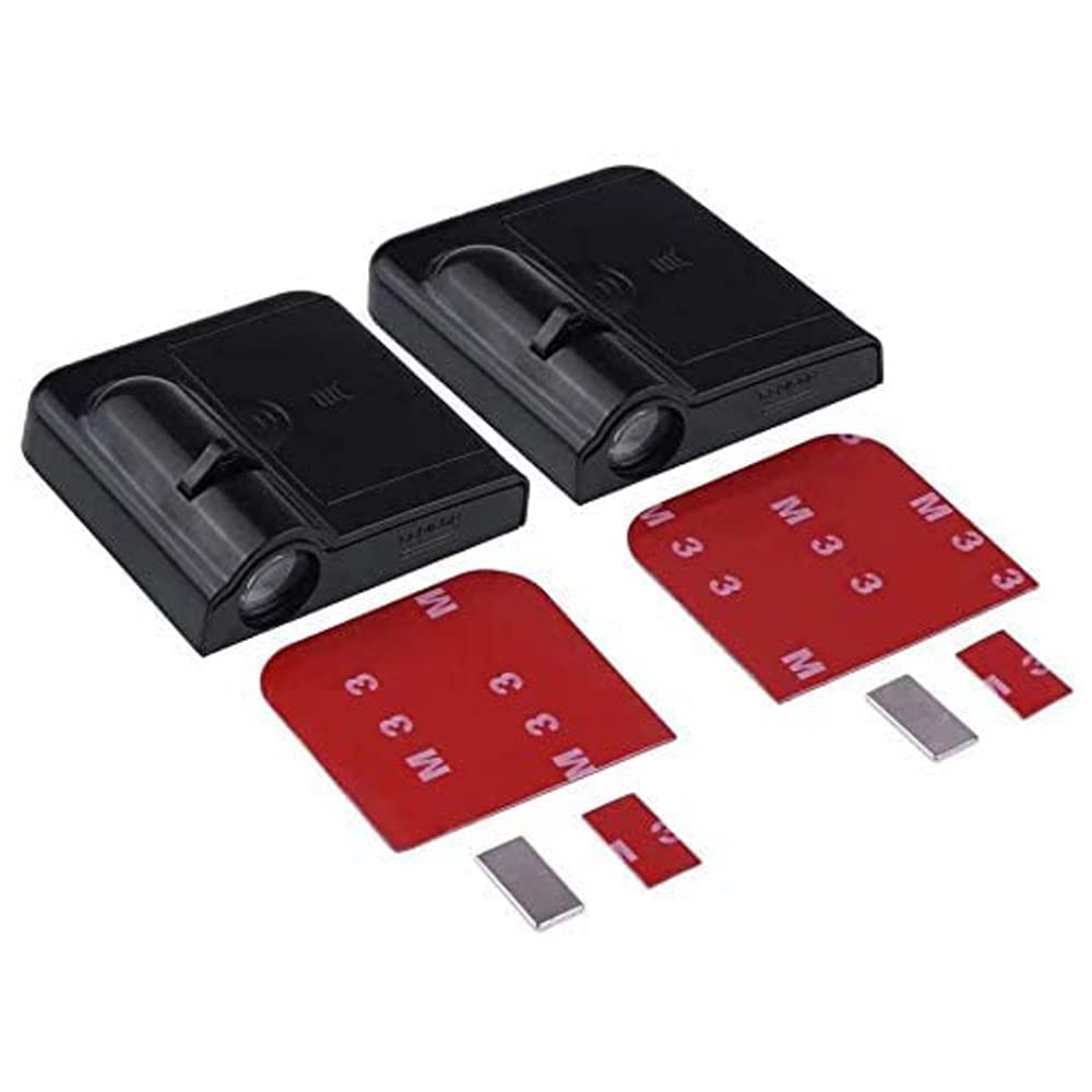 FLYEEGO Car Door Projector Lights Cute Pink Cat Universal Car Door Shadow Lights Projector Welcome Courtesy Lights Gifts