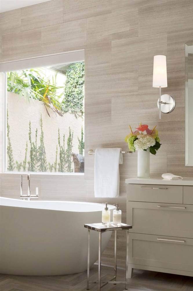 Living District Mel 1-Light Metal & Fabric Wall Sconce in Burnished Nickel/White