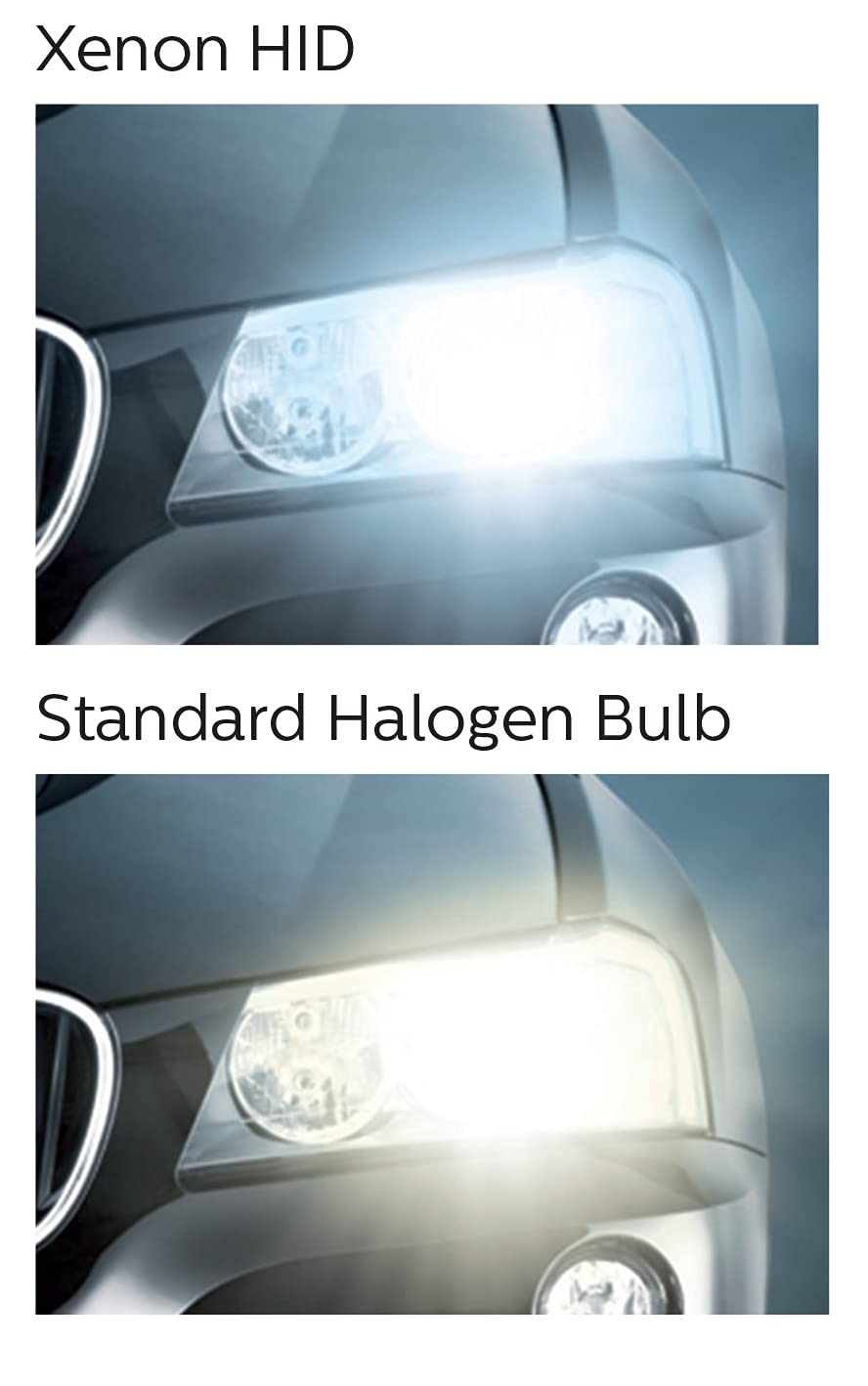 Philips D1S 35W Xenon HID Headlight Bulb - Silver, Model 85415C1, Pack of 1