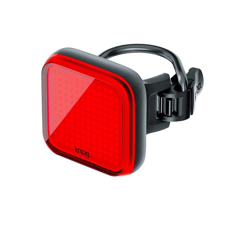 Knog Blinder Rear Bike Light - 100 Lumen Usb Rechargeable Bike Tail Light – Waterproof Rear Light, 8 Modes, Fits 22-32Mm Handlebars, 450M Visibility - Grid Design