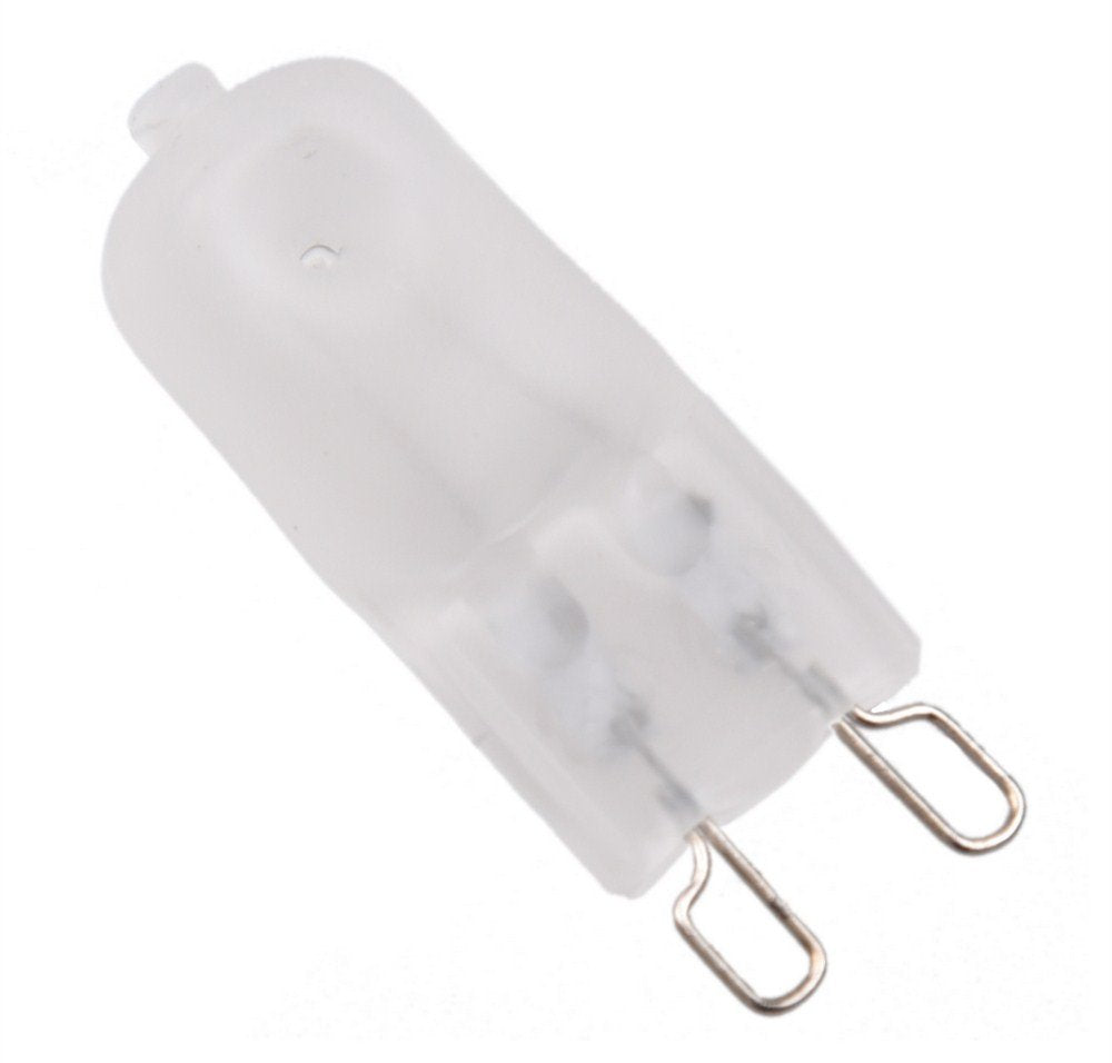 K JINGKELAI G9 Halogen Bulbs, Frosted Glass, 2700K Warm White, 10 Pack