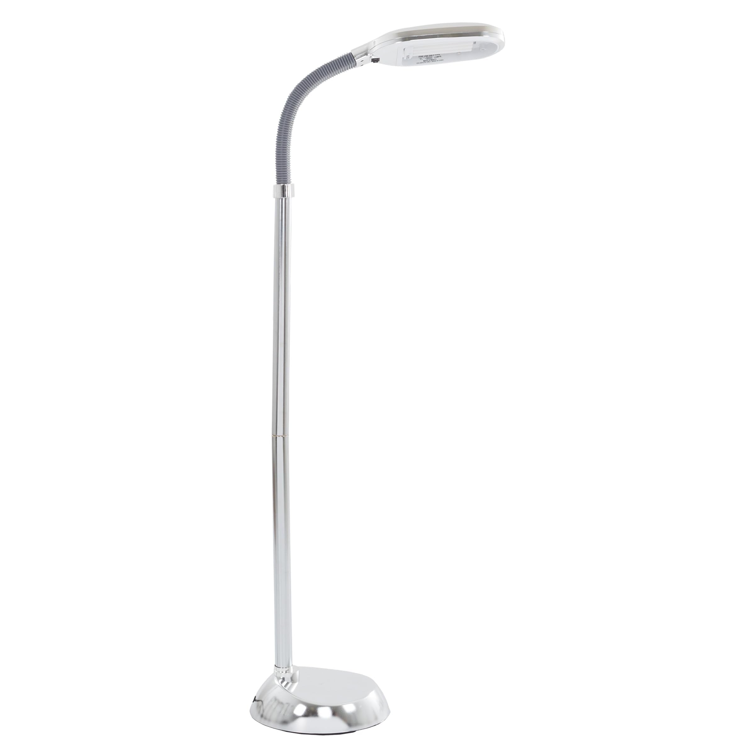 Lavish Home Floor Lamp - Full Spectrum Natural Sunlight Lamp with Bendable Neck - Reading, Craft, Studying, and Esthetician Ligh