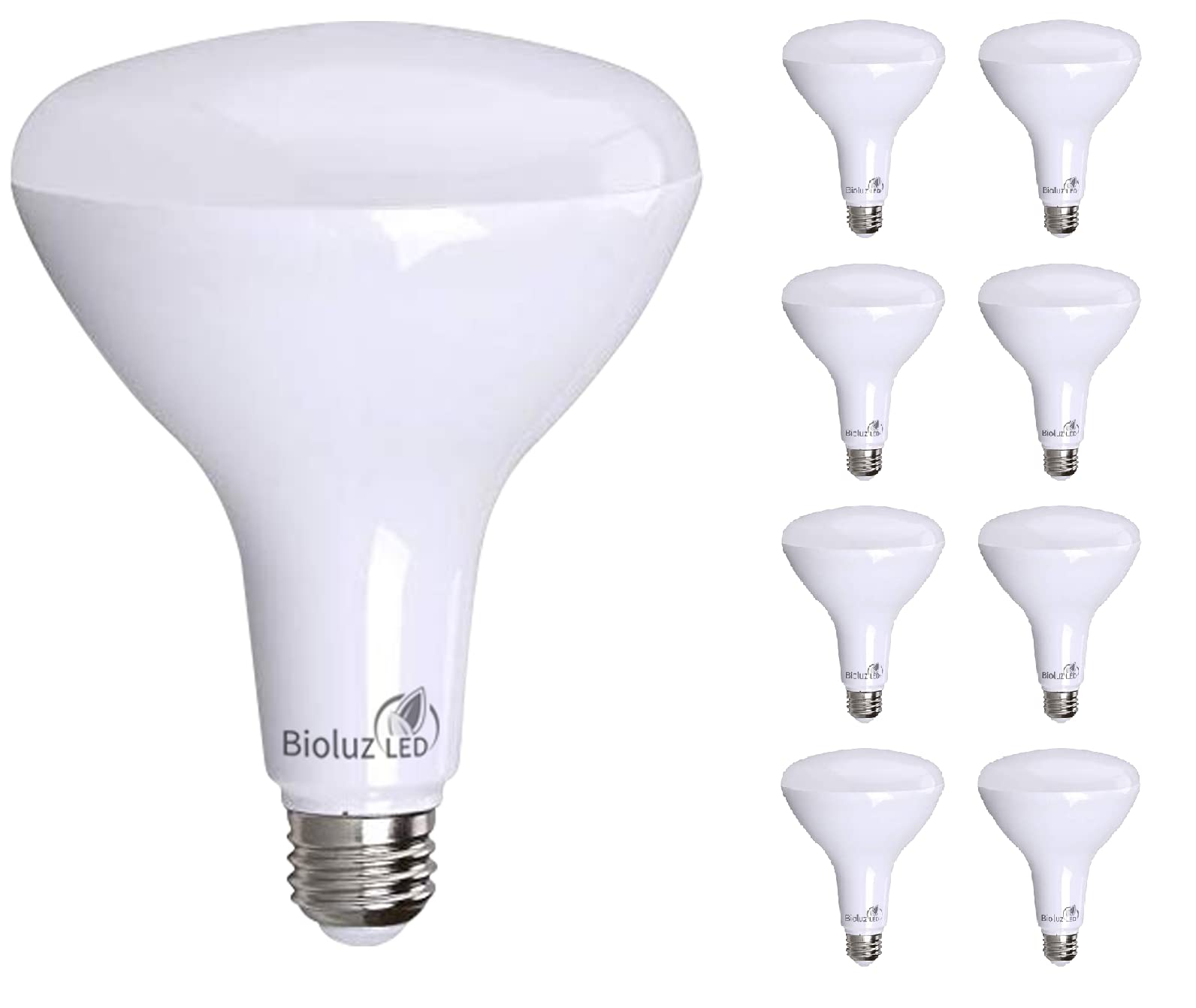 Bioluz Br40 Led Light Bulb 90 Cri Light Bulbs - Dimmable Led Flood Light (Uses 16W) Soft White 3000K Led Bulbs 110 Beam Angle In