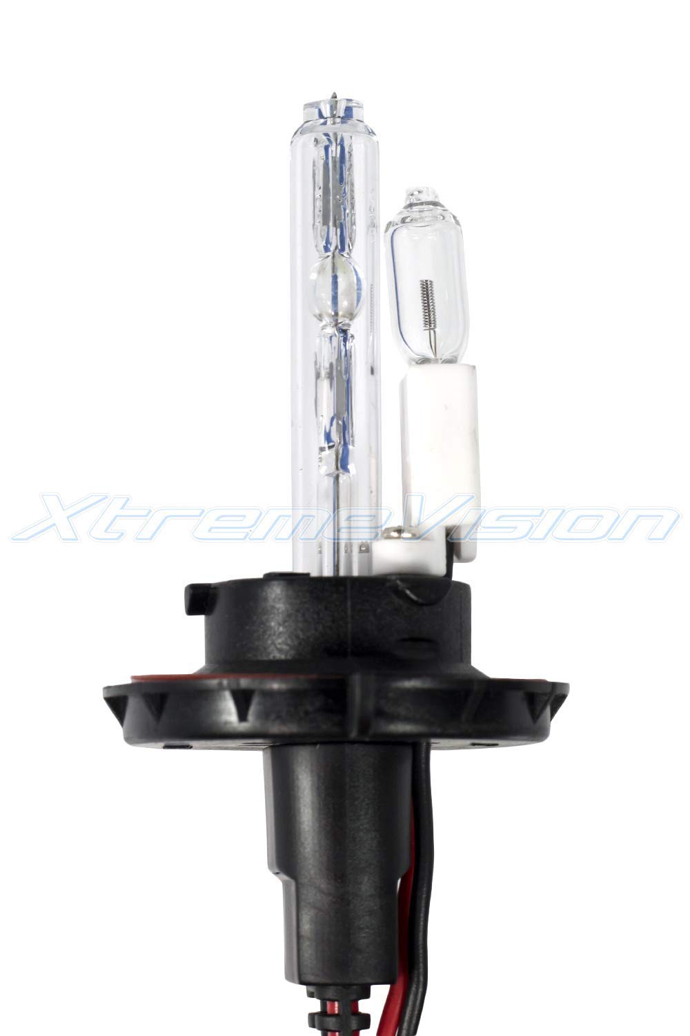 Xtremevision H13 6K 35W Ac Xenon Bulb Bundle - Slim Ac Ballast - 9008, 6000K Light Blue - 1 Pair