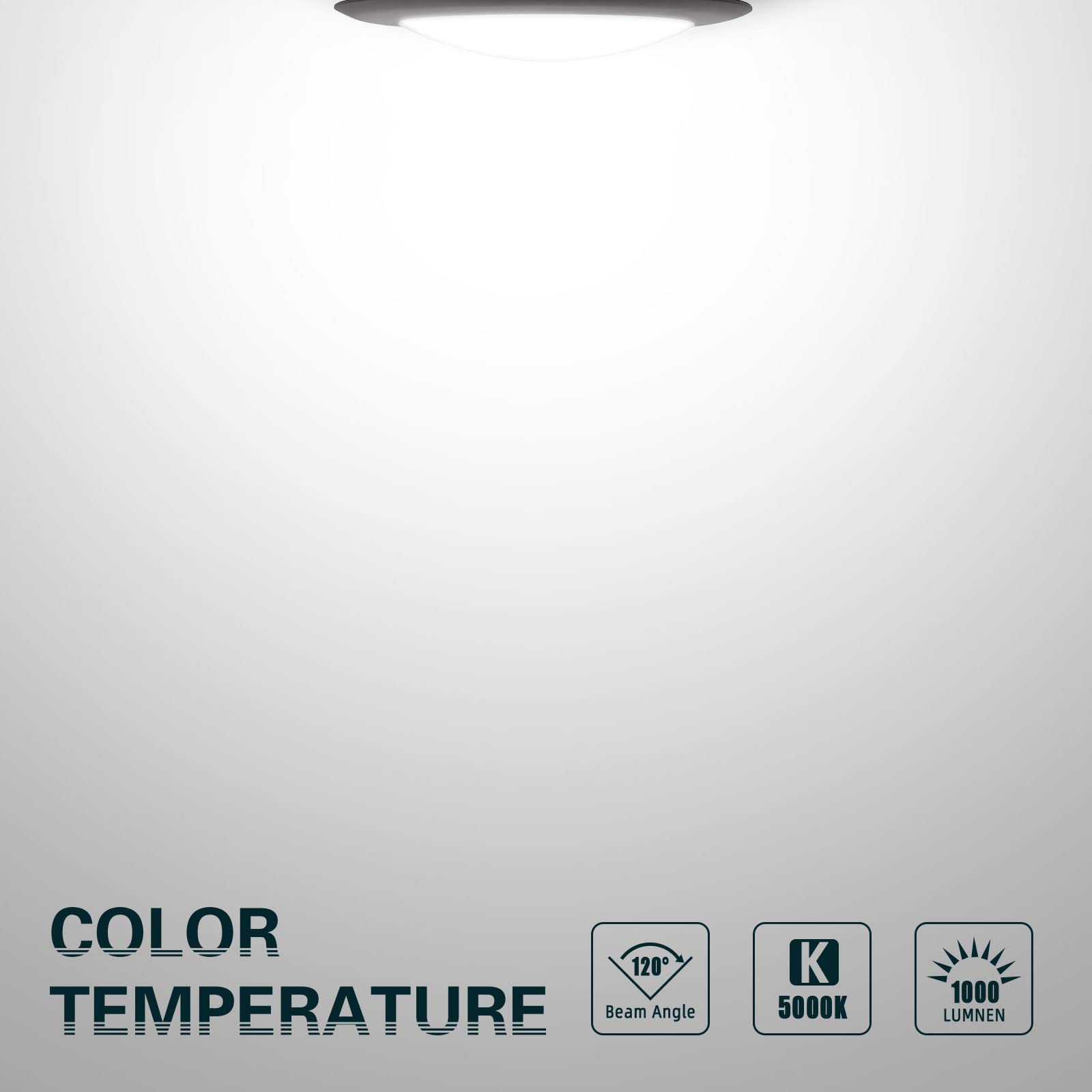 Topeler 6'' Dimmable Flush Mount Ceiling Light, 15W Bronze Low Profile Surface Mount Led Disc Light, Install With J-Box Or Reces