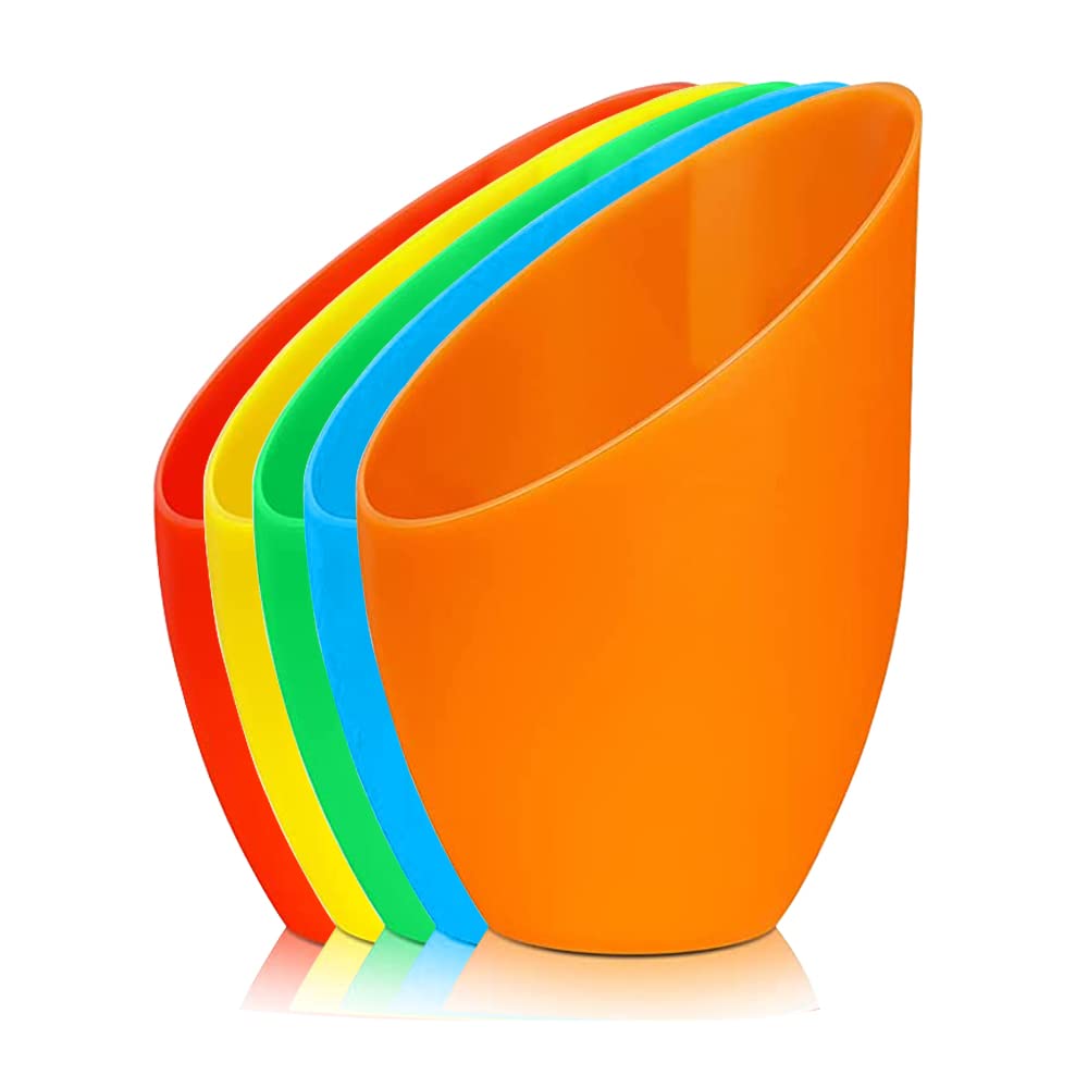 Velouer Plastic Lampshade 5 Pack Replacement for LED Floor Lamp 5.7in High 4.1in Diameter 5 Colors