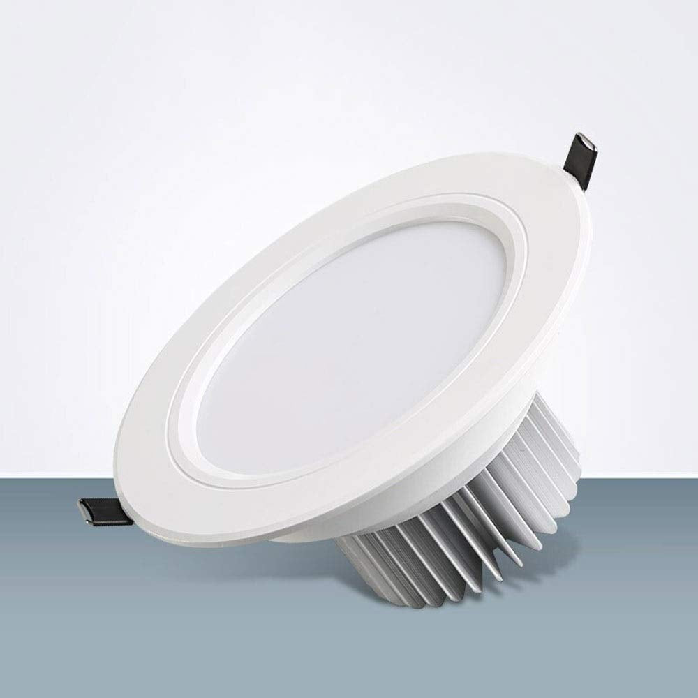 OZZKI Recessed LED Recessed Lighting Aluminum LED Ceiling 3000K/4000K/6000K Directional Downlight CRI Ra80 AC 110-240V Waterproo