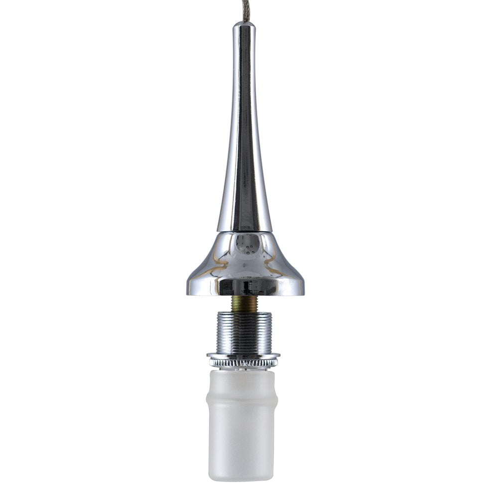Jesco Lighting QASS14CH12 Quick Adapt Pendant Socket Set with Extended 12-Foot Cable, Style 14, Chrome Finish