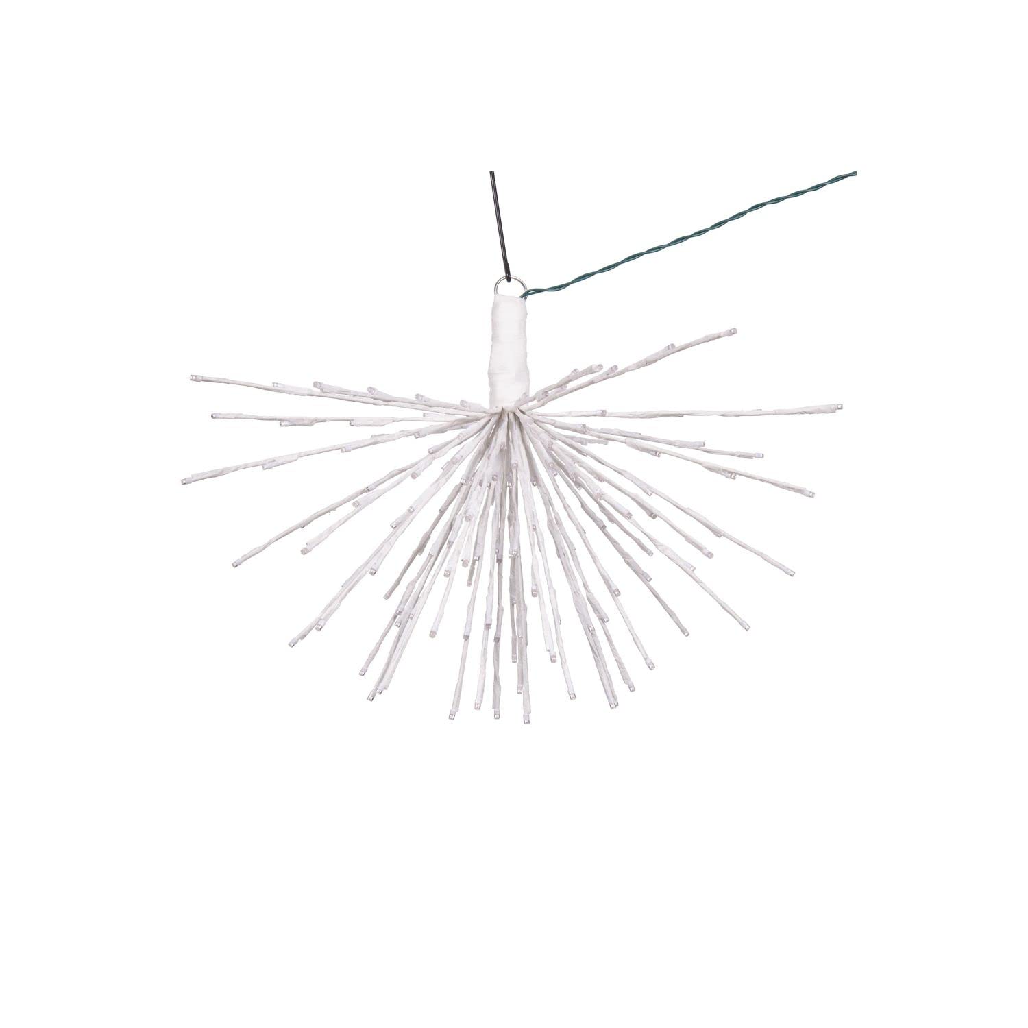 Vickerman 160Lt x 24&quot; White Starburst Pure White 5mm LED Lights.