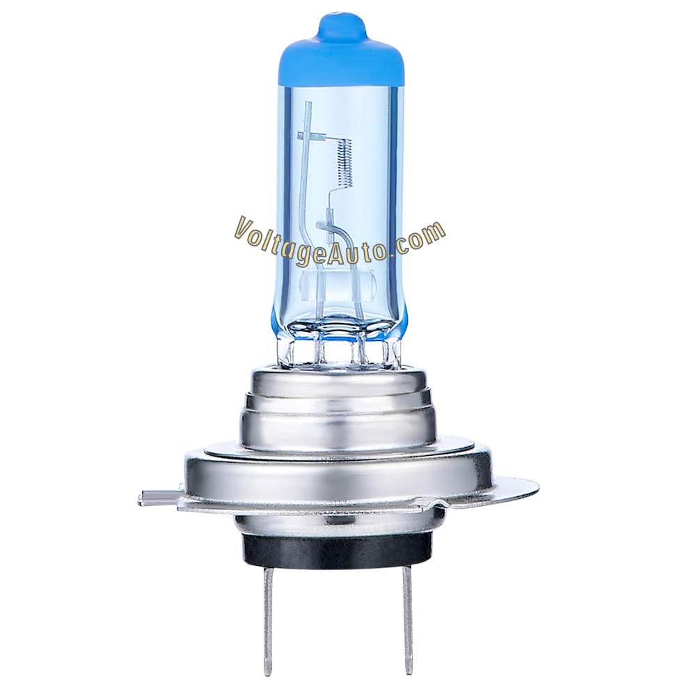 Voltage Automotive H7 Headlight Bulb - Halogen, Polarized White, 4 Pack