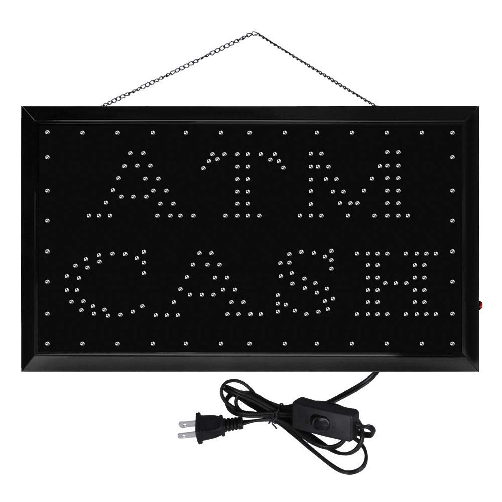 Boshen LED ATM Sign for Business Display Animated Motion Advertisement Board with Switch Flashing & Steady Mode Blue&Green&Red