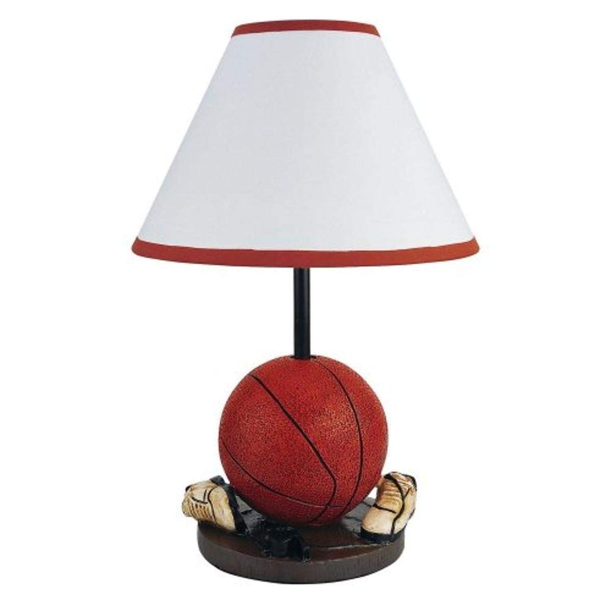 ORE International Basketball Table Lamp, 15H, Multicolor, Resin, Model 31604BA