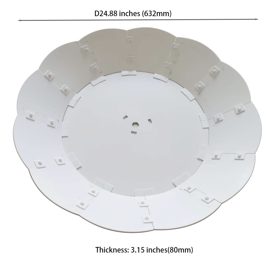 Anbaochi Chandelier Hoist Lifter Cover, Crystal Decorative Cover for DDJ150 330lbs Model