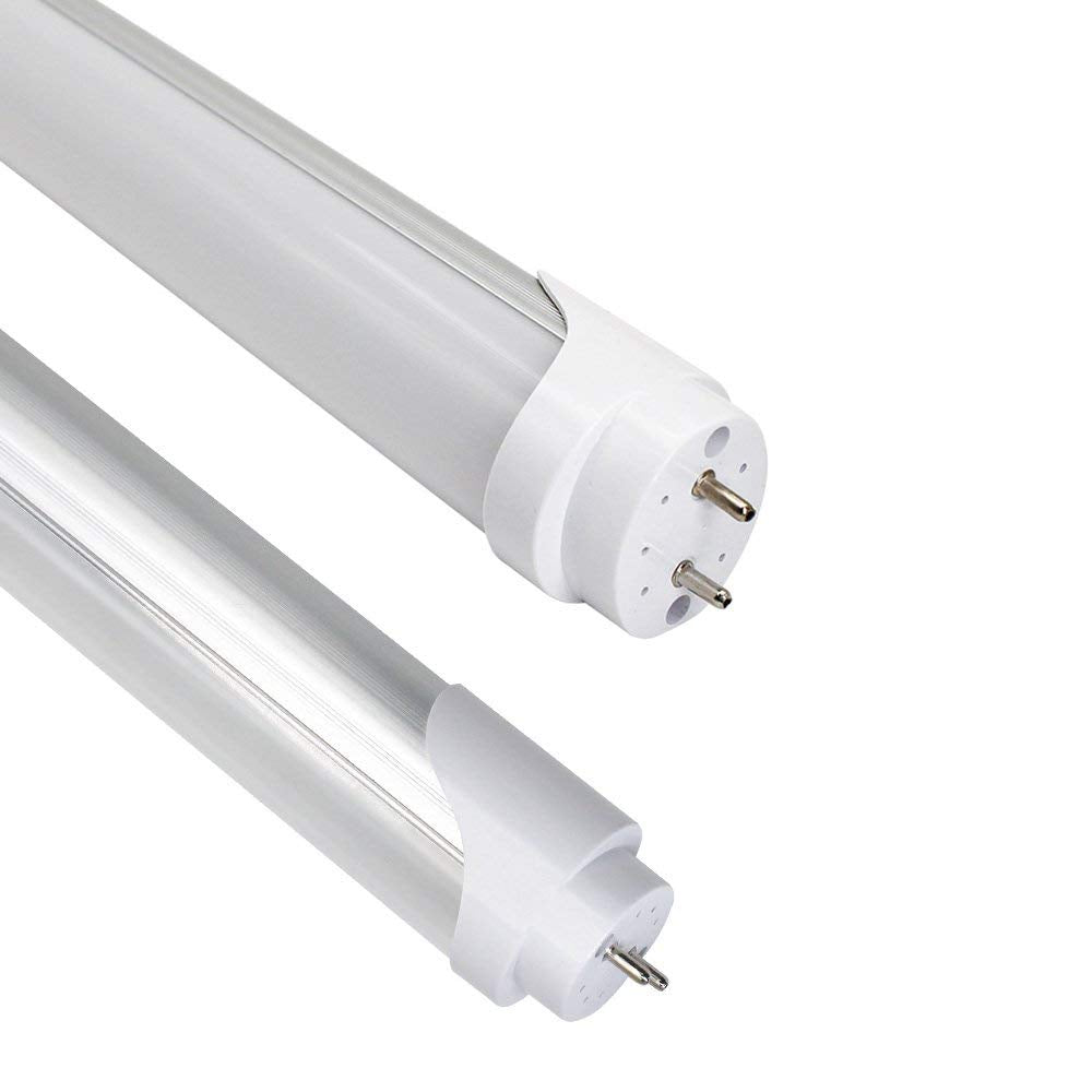 Lightingwill Led T8 Light Tube 2Ft, Warm White 3000K-3500K, Dual-End Powered Ballast Bypass, 1000Lumens 10W (24W Fluorescent Equ