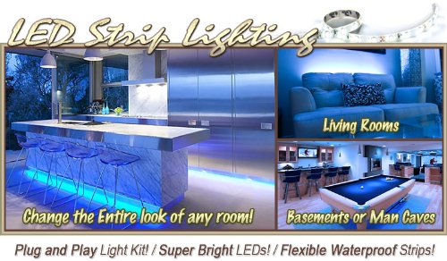 Biltek Lk-Sb-5M Blue On/Off Switch Control Kit (16.4' Feet 300 Leds Light Smd3528 110V Plug)