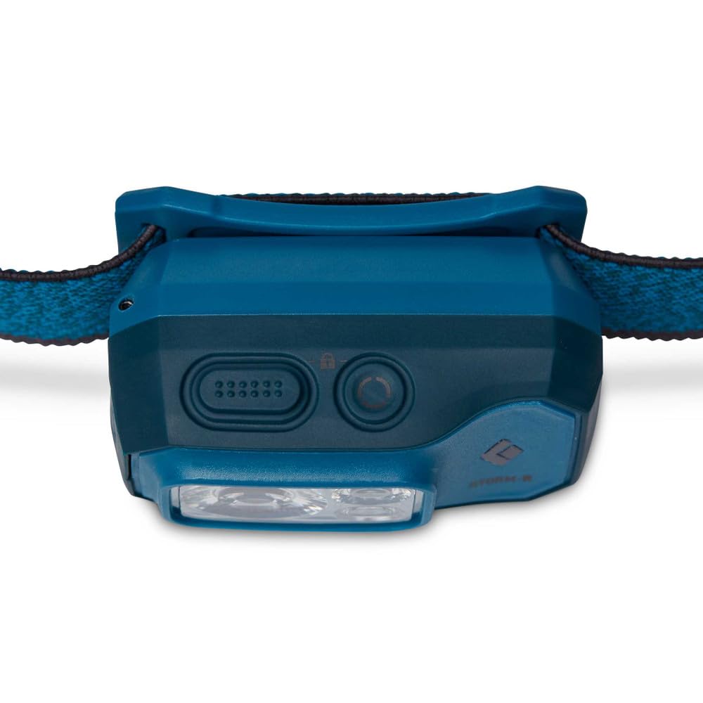 BLACK DIAMOND Storm 500-R Headlamp, Fiberglass, One Size, Azul, Model BD620675