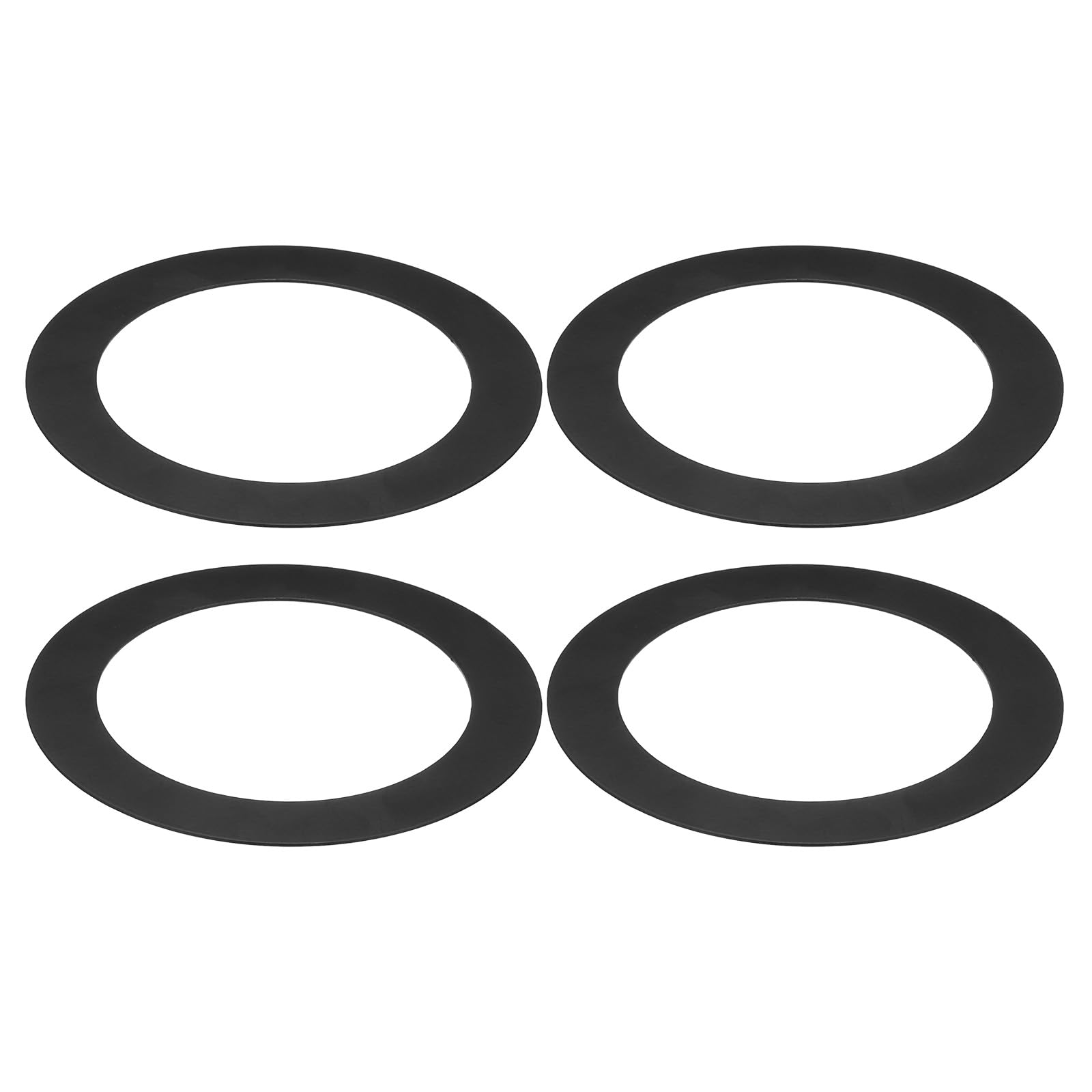 PATIKIL Goof Rings Inner Diameter 2.99, Outer Diameter 4.72, 4 Pcs Metal Goof Rings Cover Recessed Light Trim for Ceiling Wall F