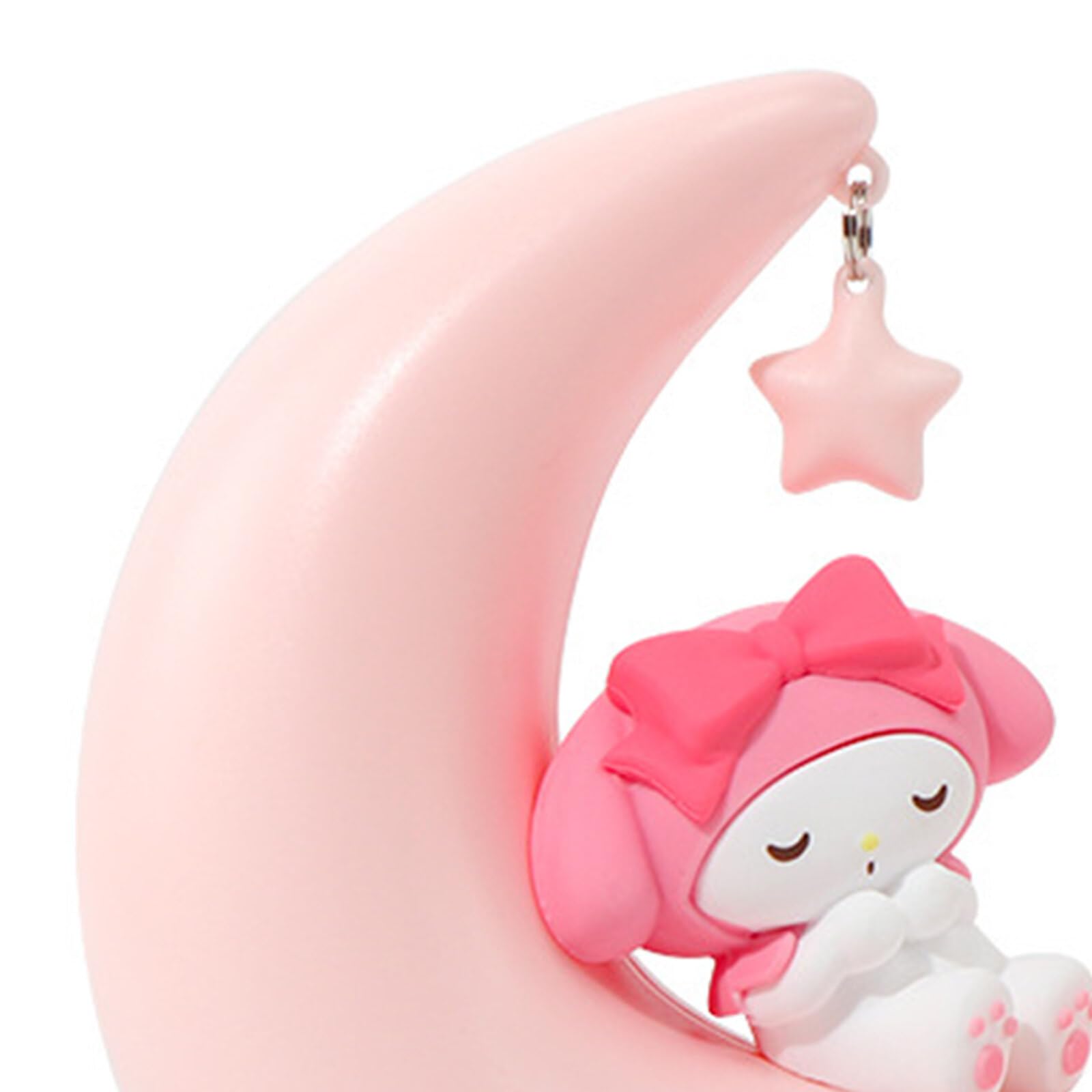 Ifcow Night Light For Kids Cute Anime Character Led Night Light Rechargeable Desk Shelf Ornament Bedside Lamp Crescent Moon Light