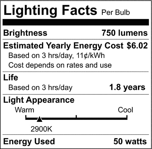 Satco S3198 130V 50-Watt T4 E11 Base Light Bulb, Clear