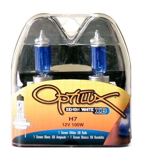 Hella H71070307 Optilux XB Series H7 Halogen Bulbs, 12V 100W, Extreme White, 2 Pack