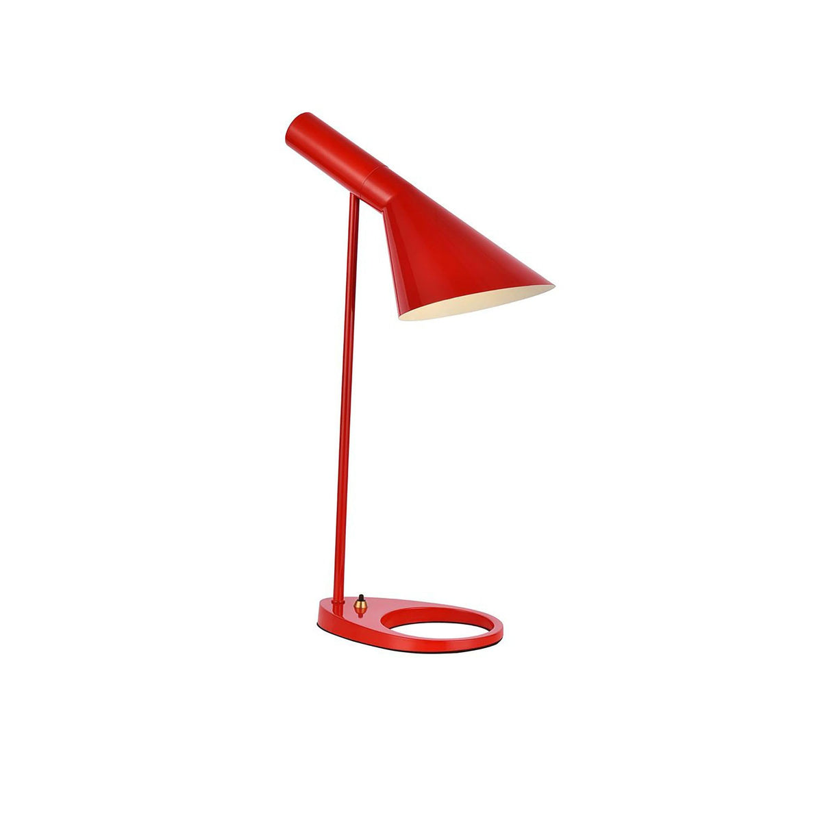Living District Modern Home Decorative Juniper 1 Light Red Table Lamp