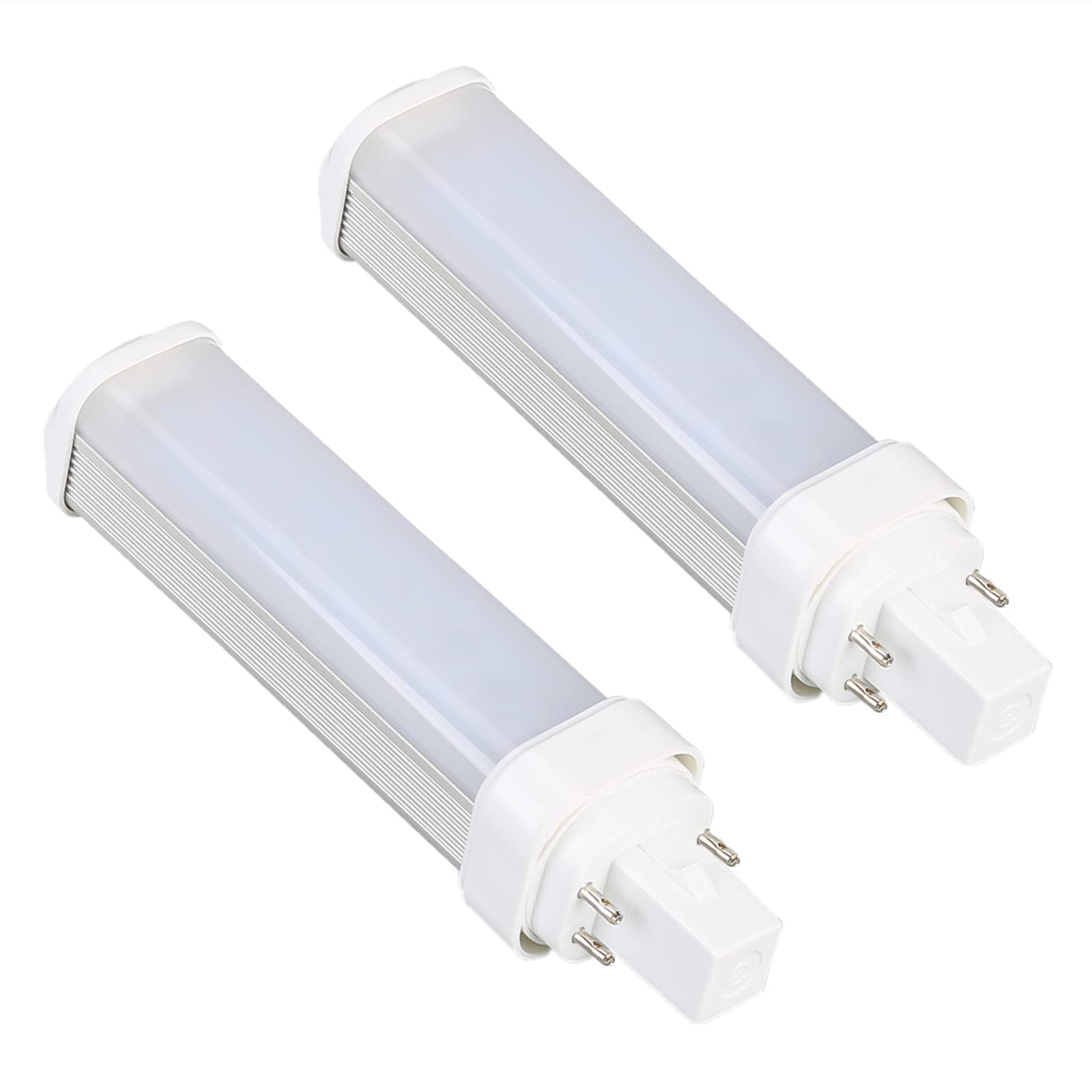 SATZOL 7W G24q LED Bulb, Warm White 3000K PLC-13W 4 Pin G24q-1 Compact Fluorescent Light Bulb Replacement, Bypass Ballast Pack 2