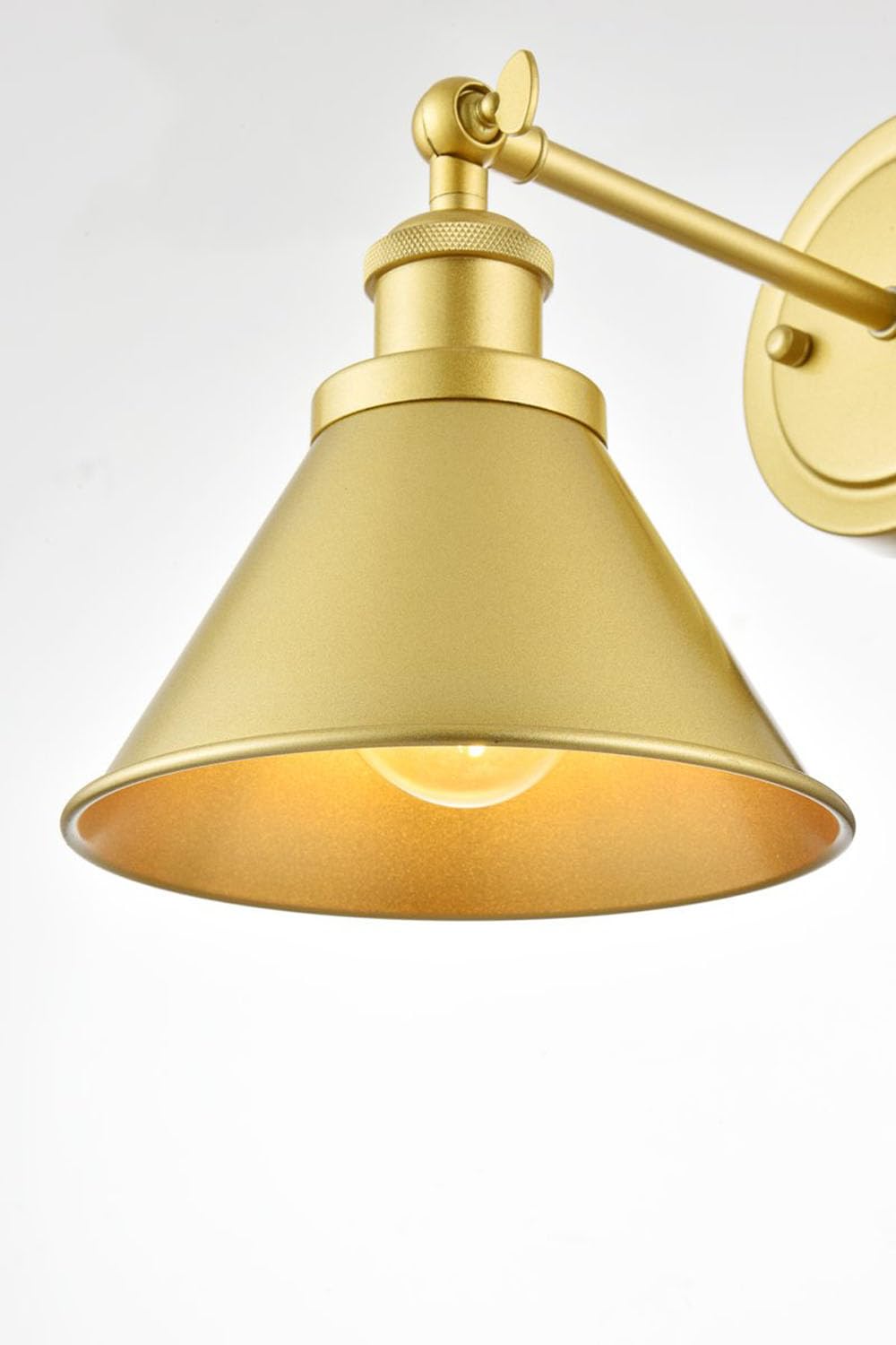 Living District Blaise 1-Light Metal Plug-in Wall Sconce in Chrome