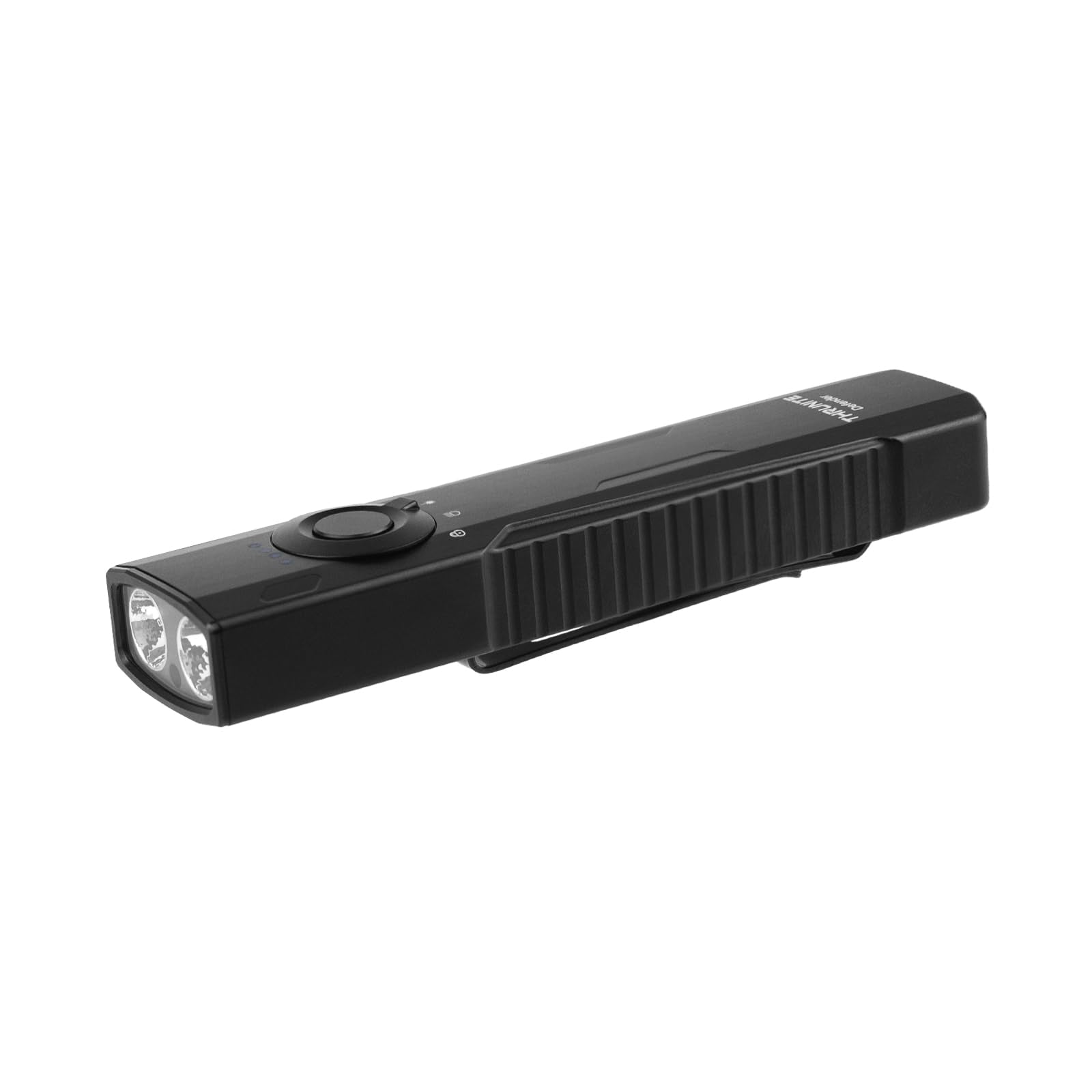 ThruNite Defender 3-in-1 EDC Flashlight – 1600 Lumens, White Light, UV Light, Green Beam, Black