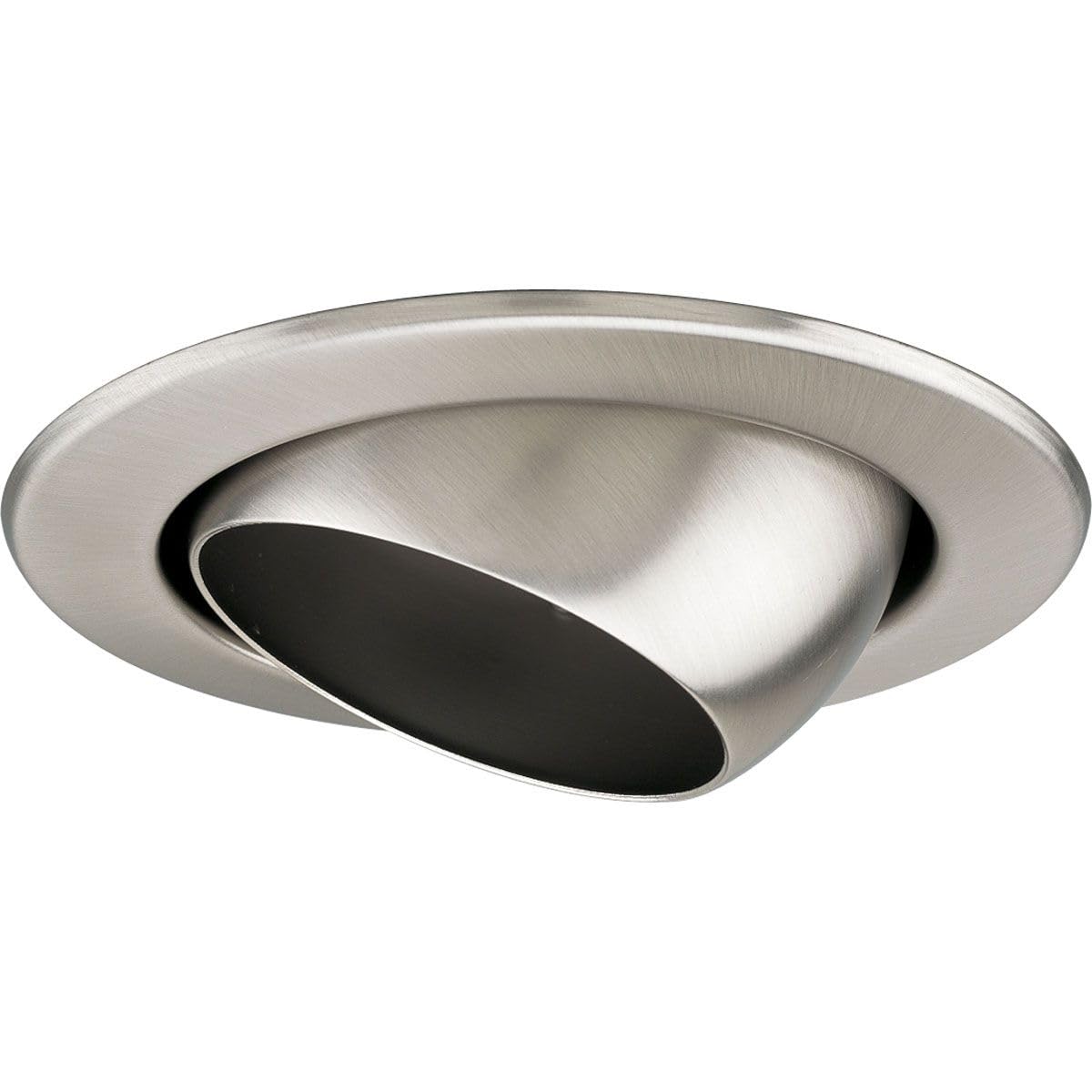 Progress Lighting P8046-09 Recessed-Trim, 5-Inch Diameter, Nickel, 1 Count (Pack Of 1)