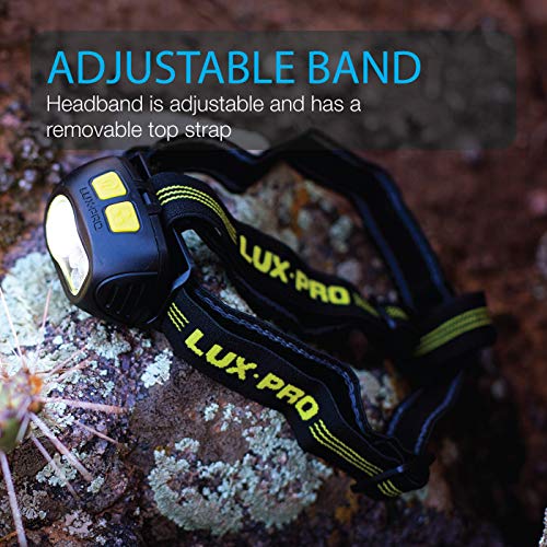 Luxpro Lp346 Bright 300 Lumen Multi-Color Led Headlamp