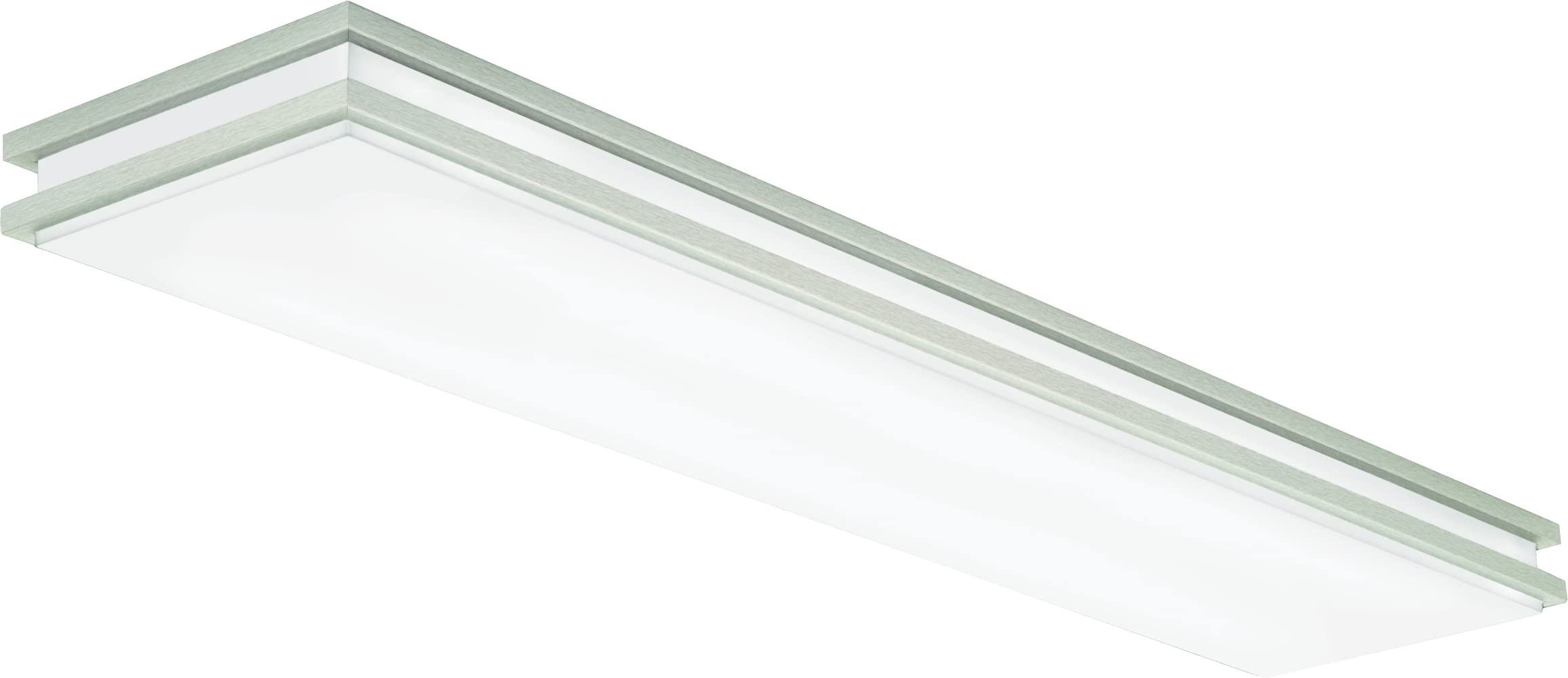 Lithonia Lighting FMFL 30840 SATL BZ LED Linear Flush Mount Light, 4000K, 35.5 Watts, 2,560 Lumens, Bronze