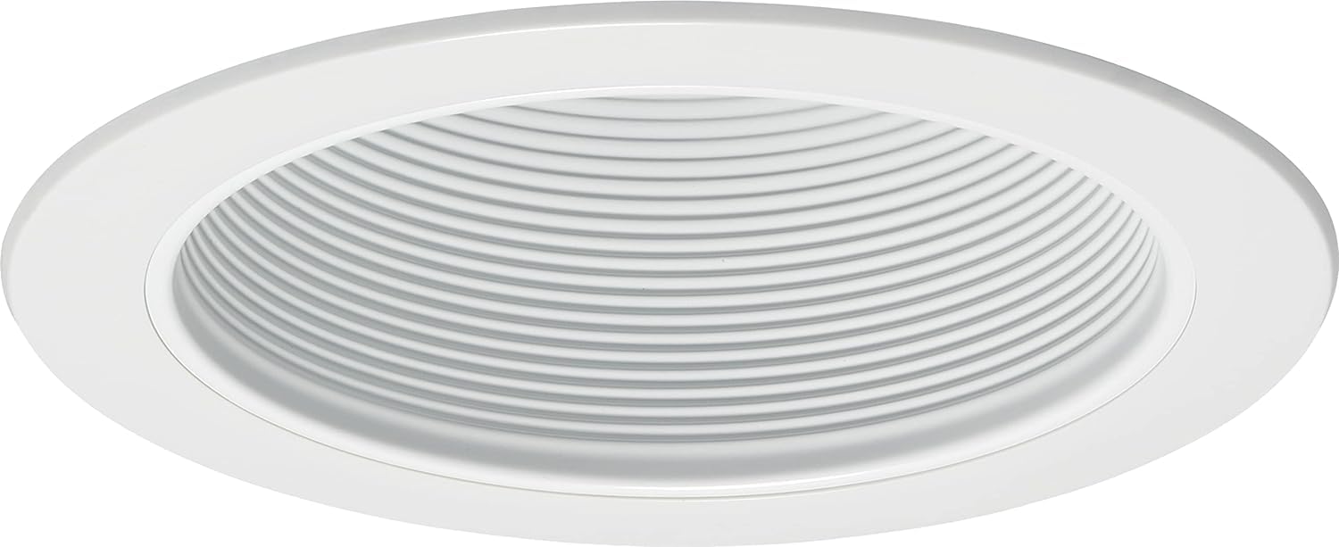 Juno Lighting V3024 WWH 6 Inch Conical Baffle Trim Round White VuLite