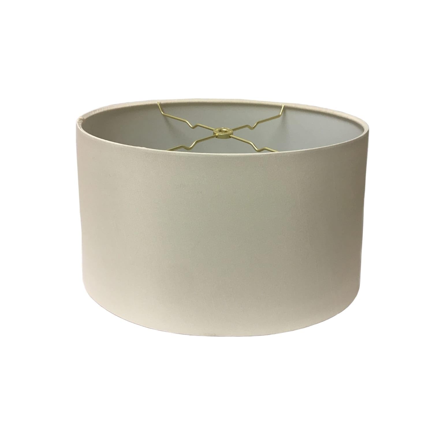 Royal Designs, Inc. Shallow Oval Hardback Lamp Shade, HB-611-12EG, Eggshell, (10 x 6) x (12 x 7.5) x 7