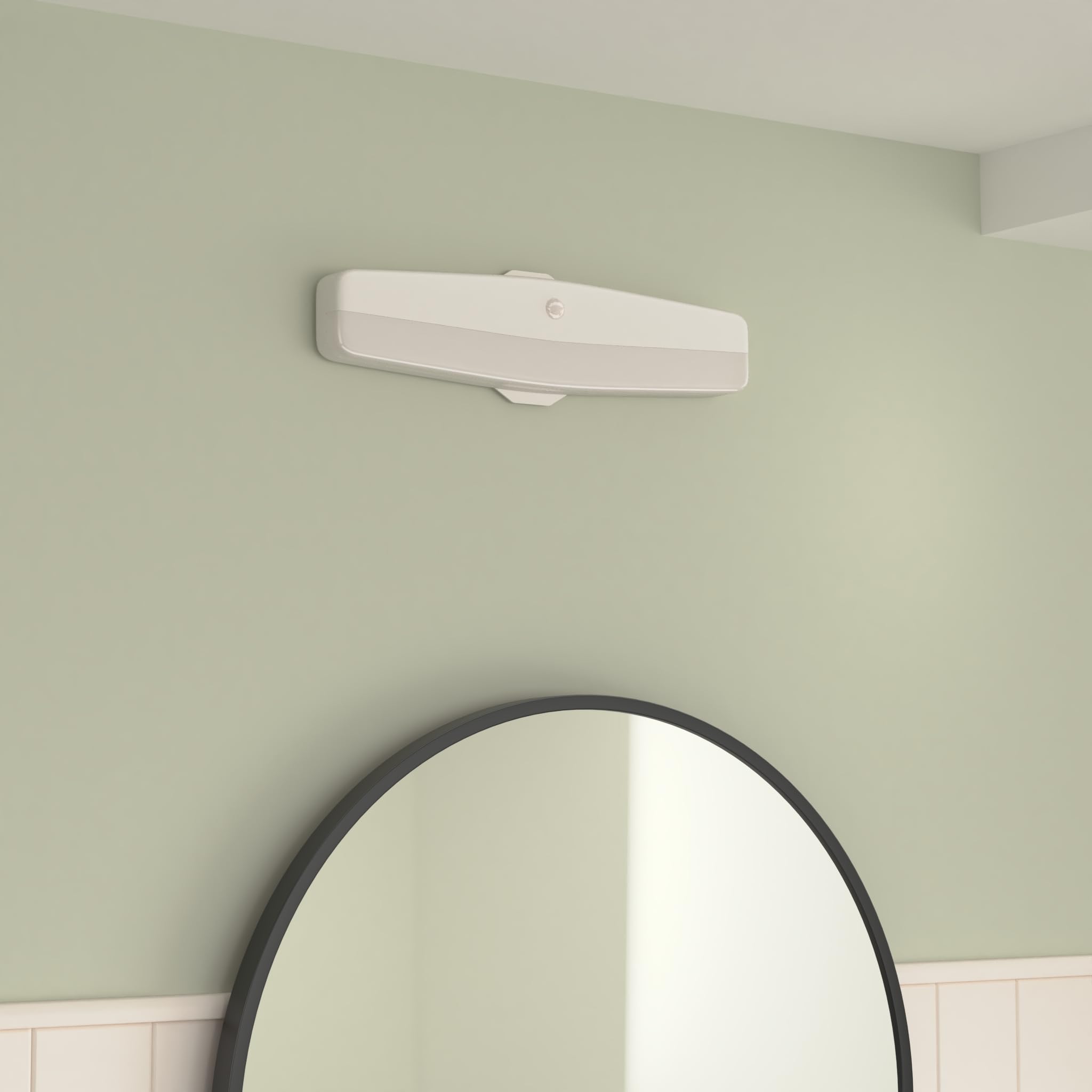 Lithonia Lighting Fmmcl 18 840 Pir M4 18-Inch Led Flush Mount Closet Light With Motion Sensor, 925 Lumens, 120 Volts, 14 Watts,