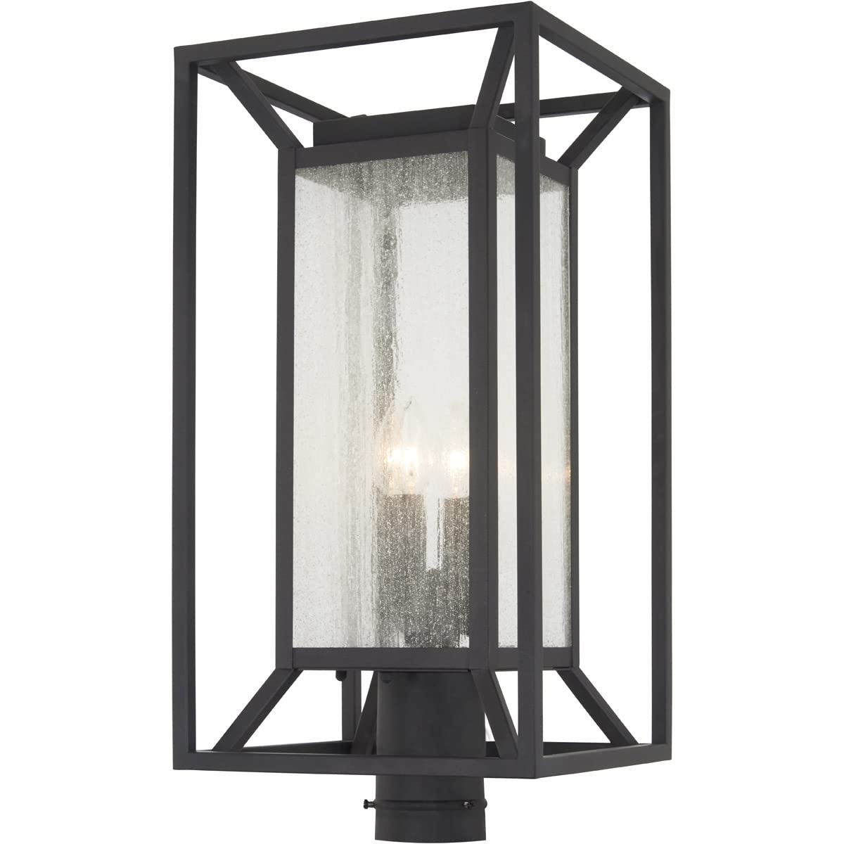 Harbor View 22 3/4 High Sand Coal Outdoor Post Light