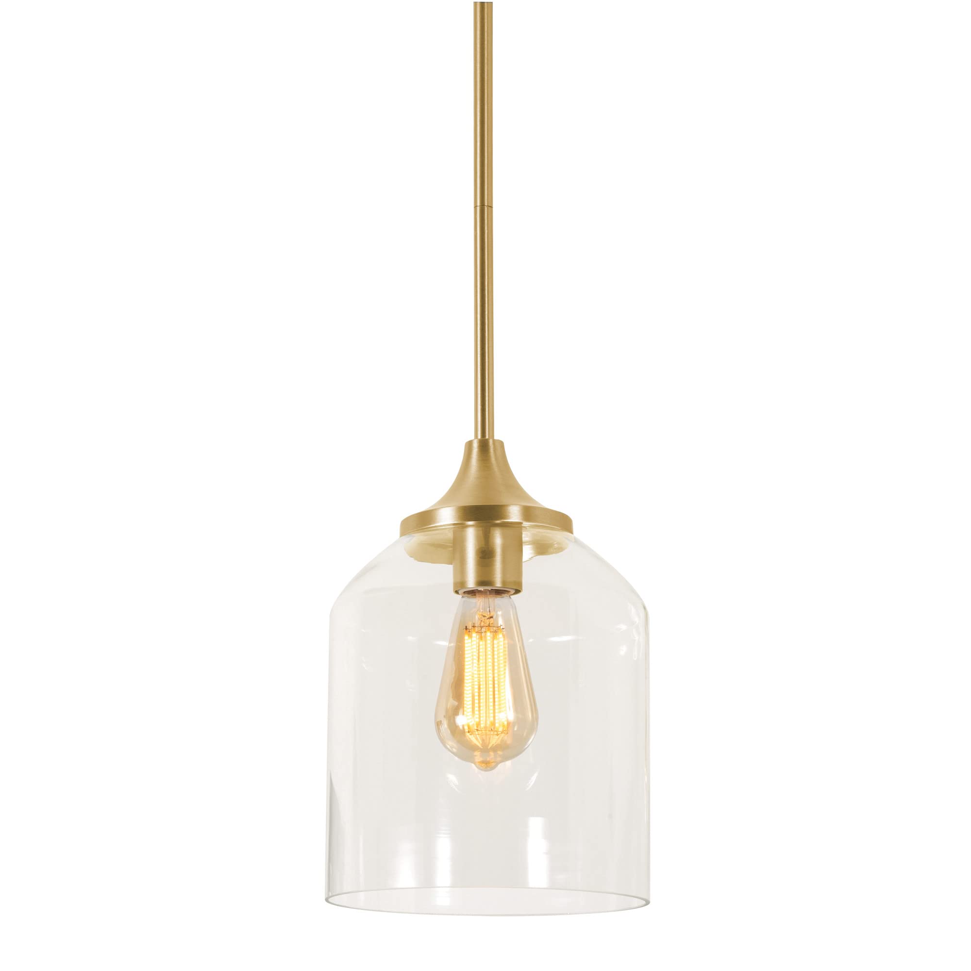 AFX Lighting William 8 Pendant - Satin Brass