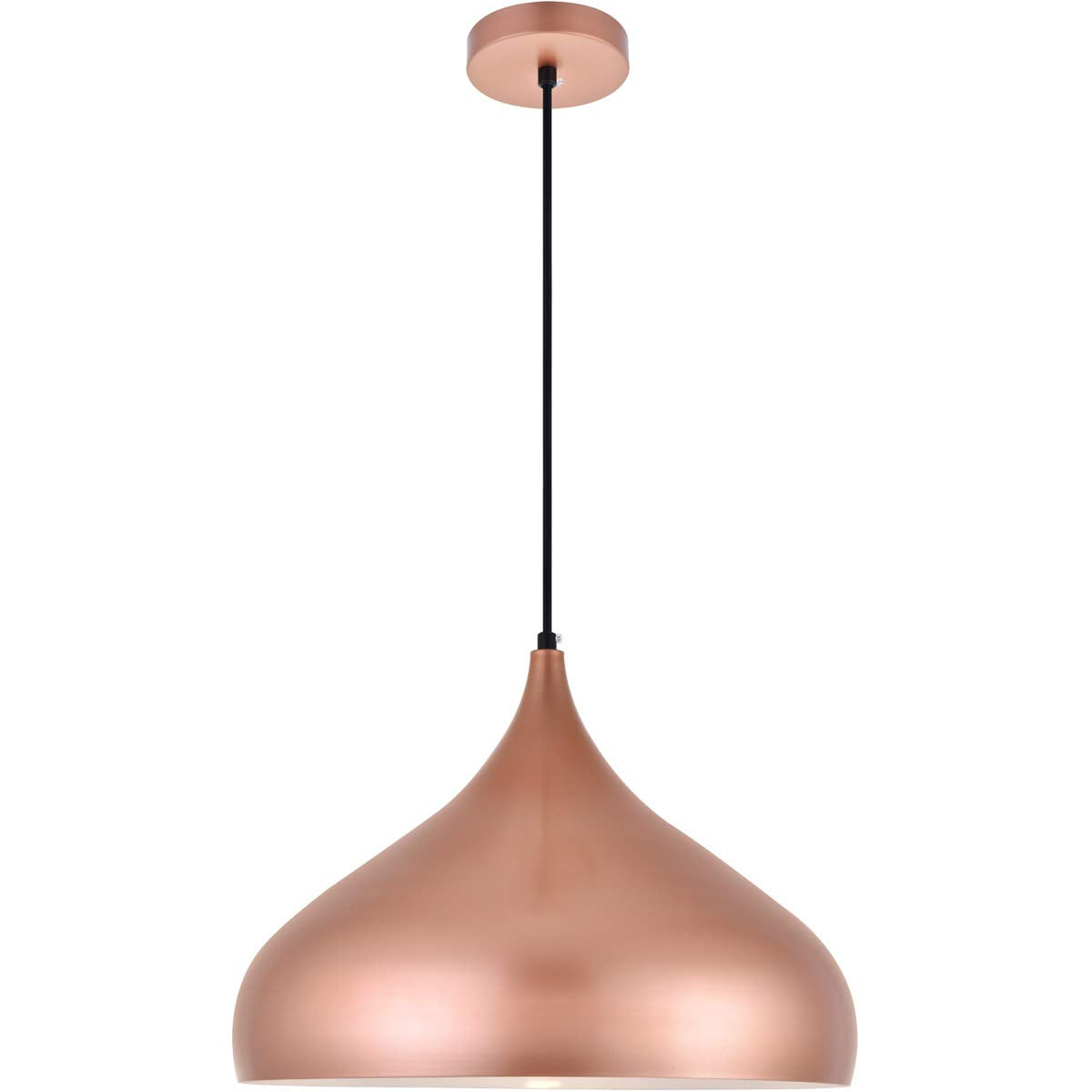 Living District Circa 1 Light Honey Gold Pendant