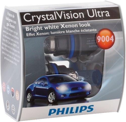 Philips 9004 Crystalvision Ultra Upgrade Headlight Bulb (Pack Of 2)