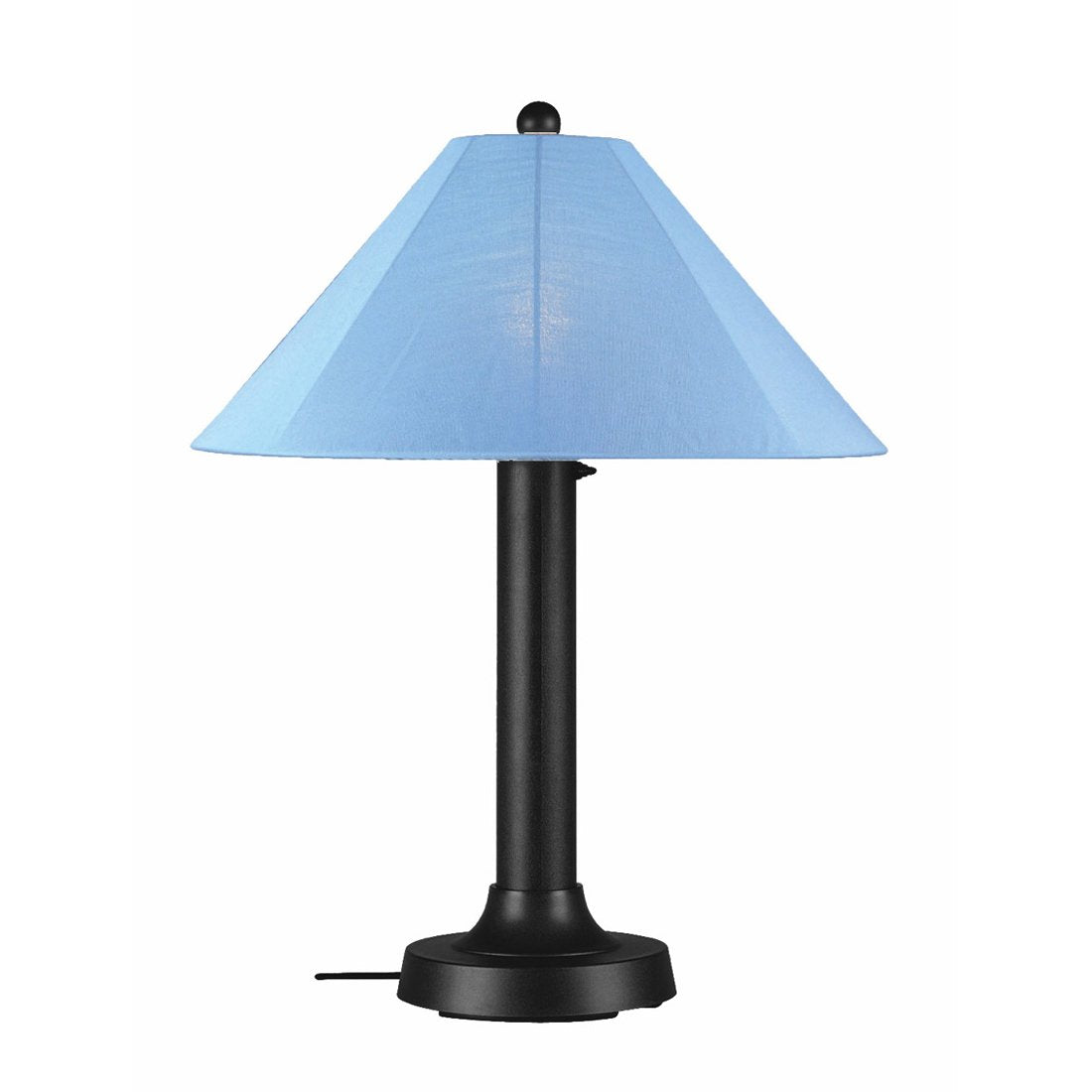 Patio Living Concepts Catalina Outdoor Table Lamp, Model 39640, Blue, Plastic, Vinyl, Resin Polyvinyl Chloride