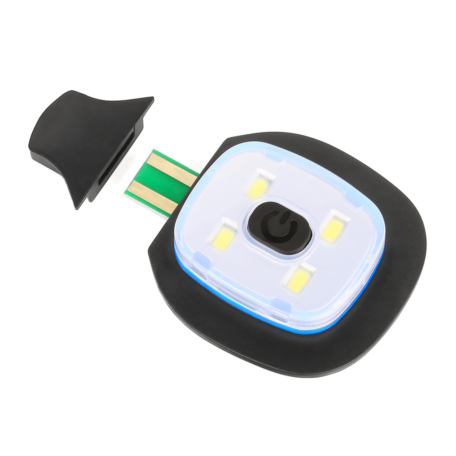 MELASA USB Rechargeable Light for LED Beanie, Easy Install Quick Replaceable Headlamp